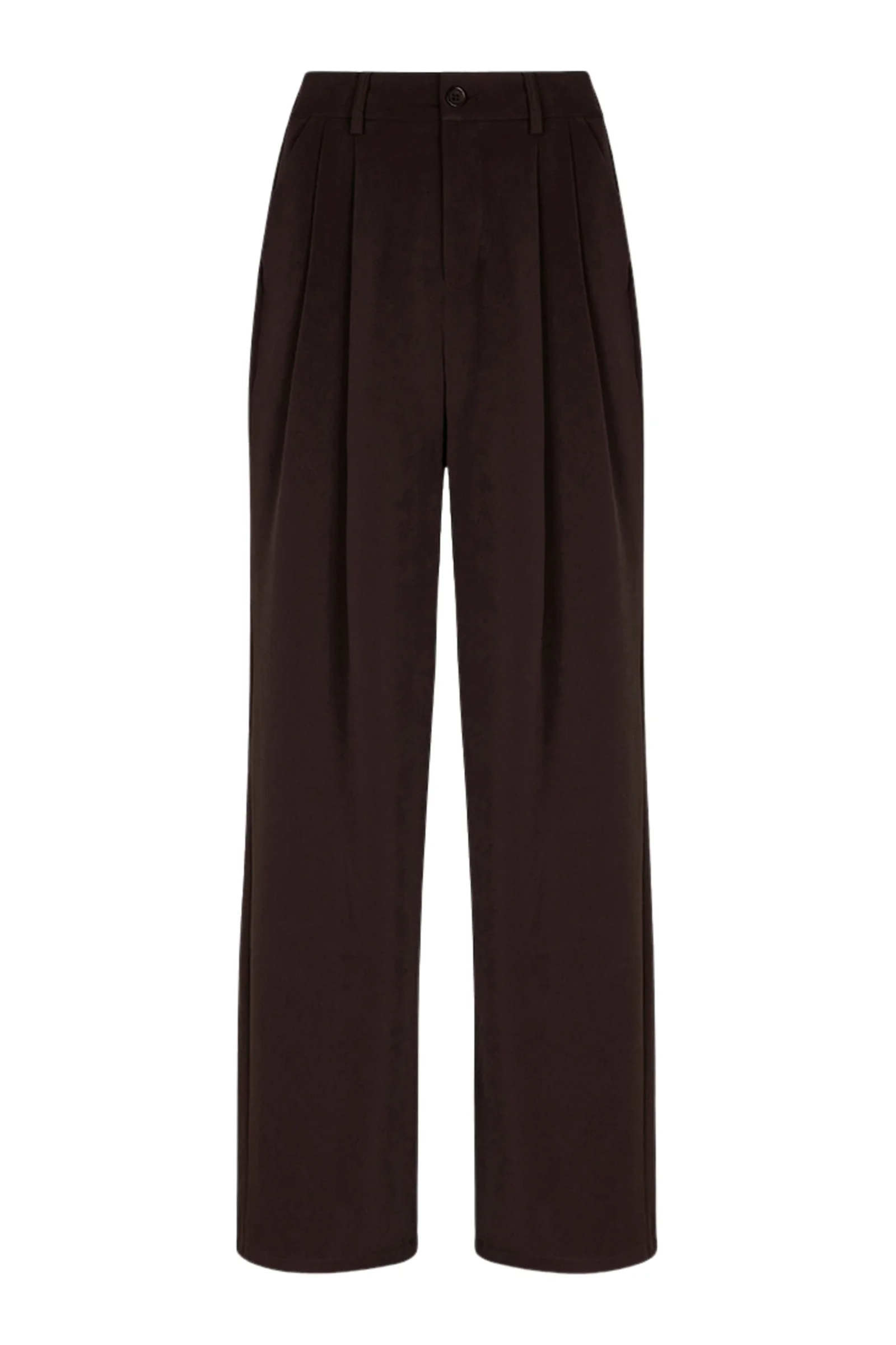 Dames broek bruin