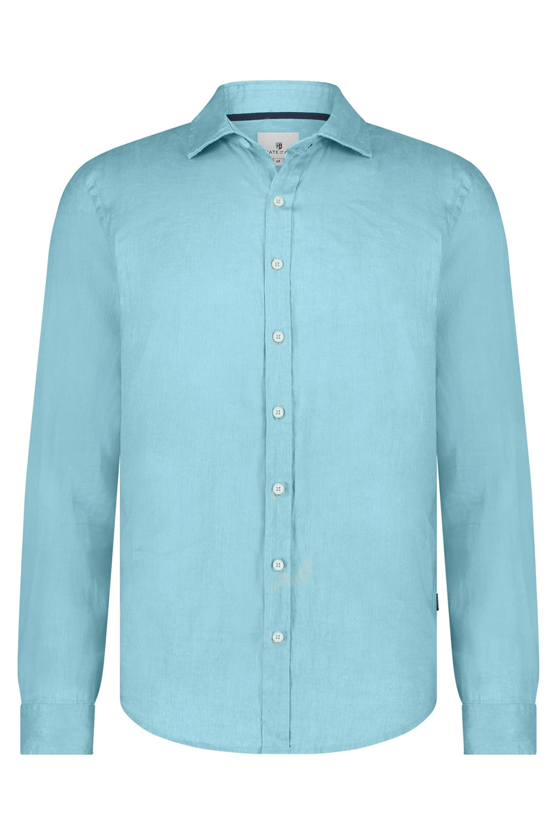 State of Art Shirt LS Plain LI - azuurblauw 1