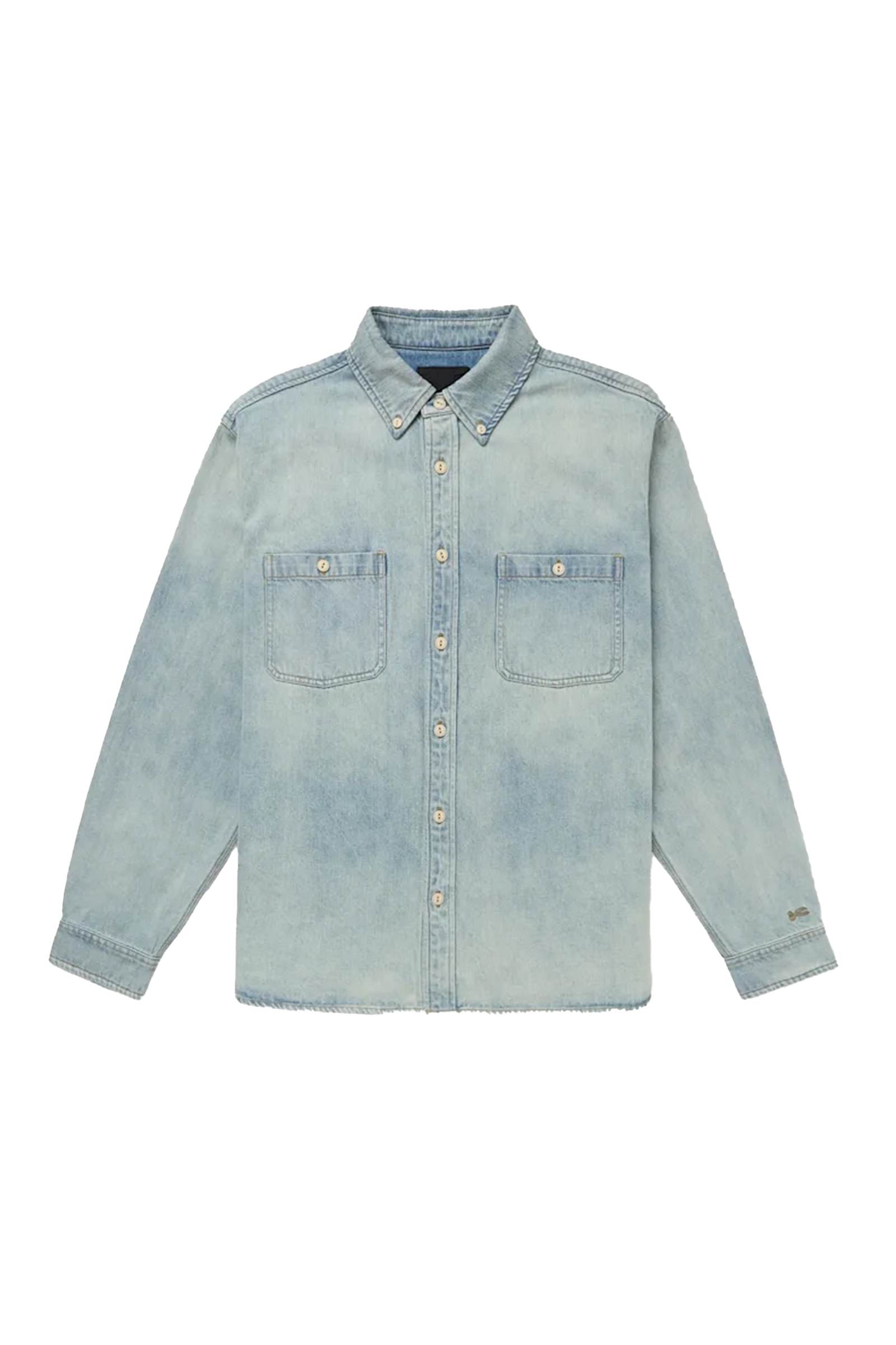 Heren overhemd lm casual blauw