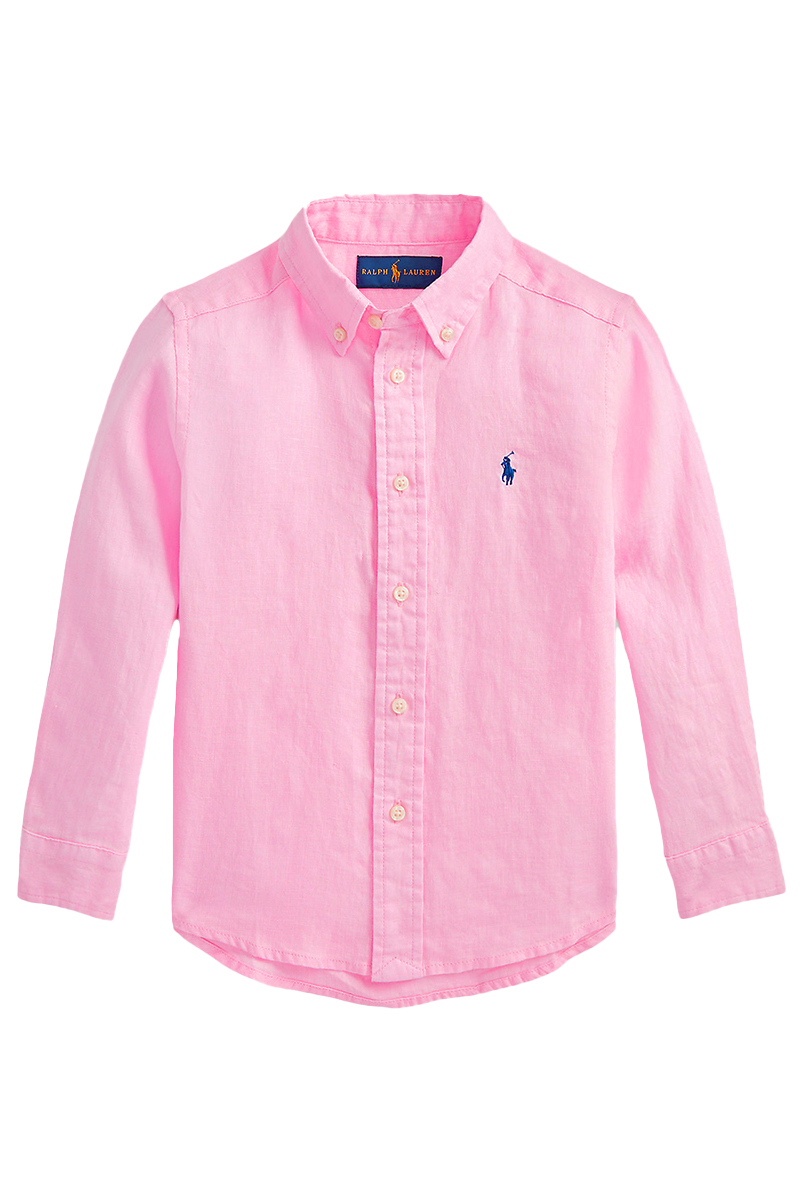 Polo Ralph Lauren Jongens overhemd lange mouw Rose-1 1
