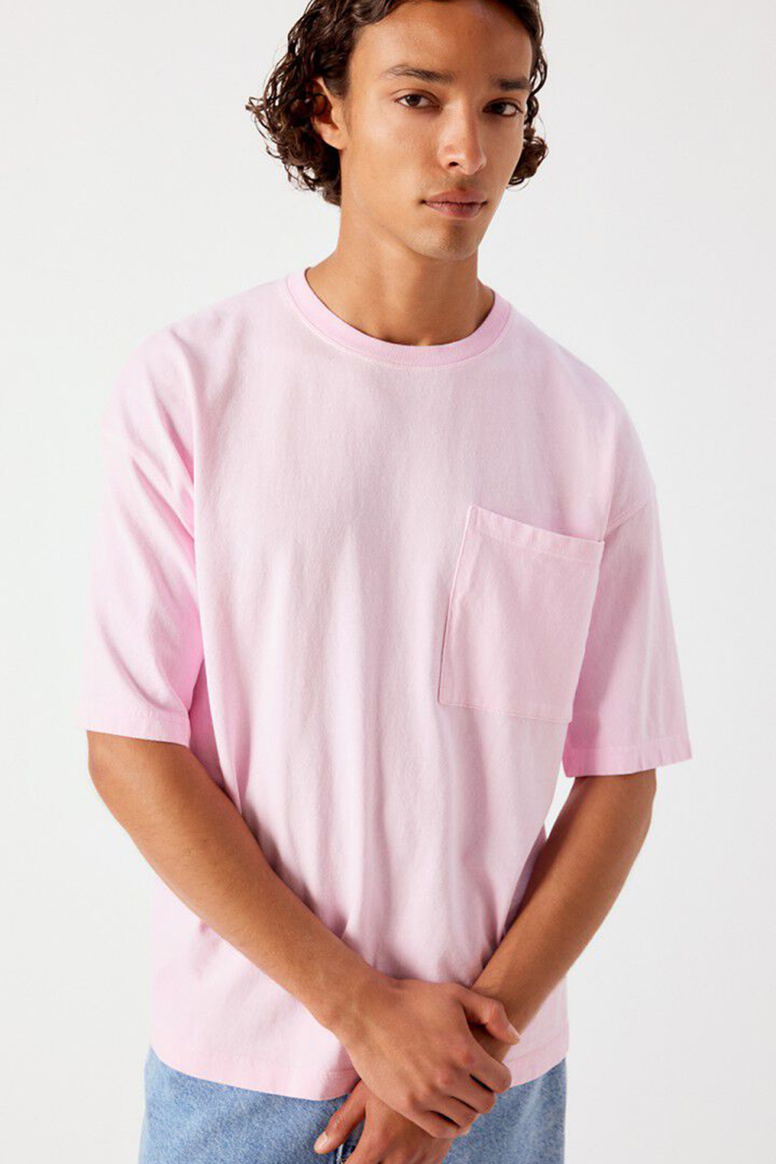 Heren t-shirt kortemouw rose