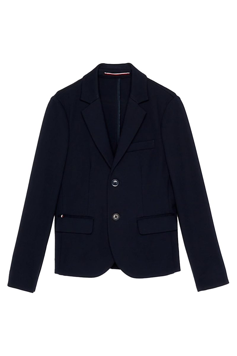 Tommy Hilfiger Knitted blazer Blauw-1 1