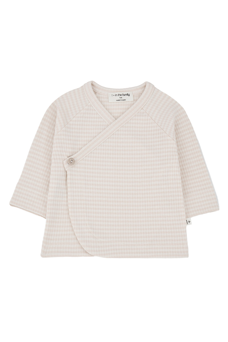Baby t-shirt lange mouw rose