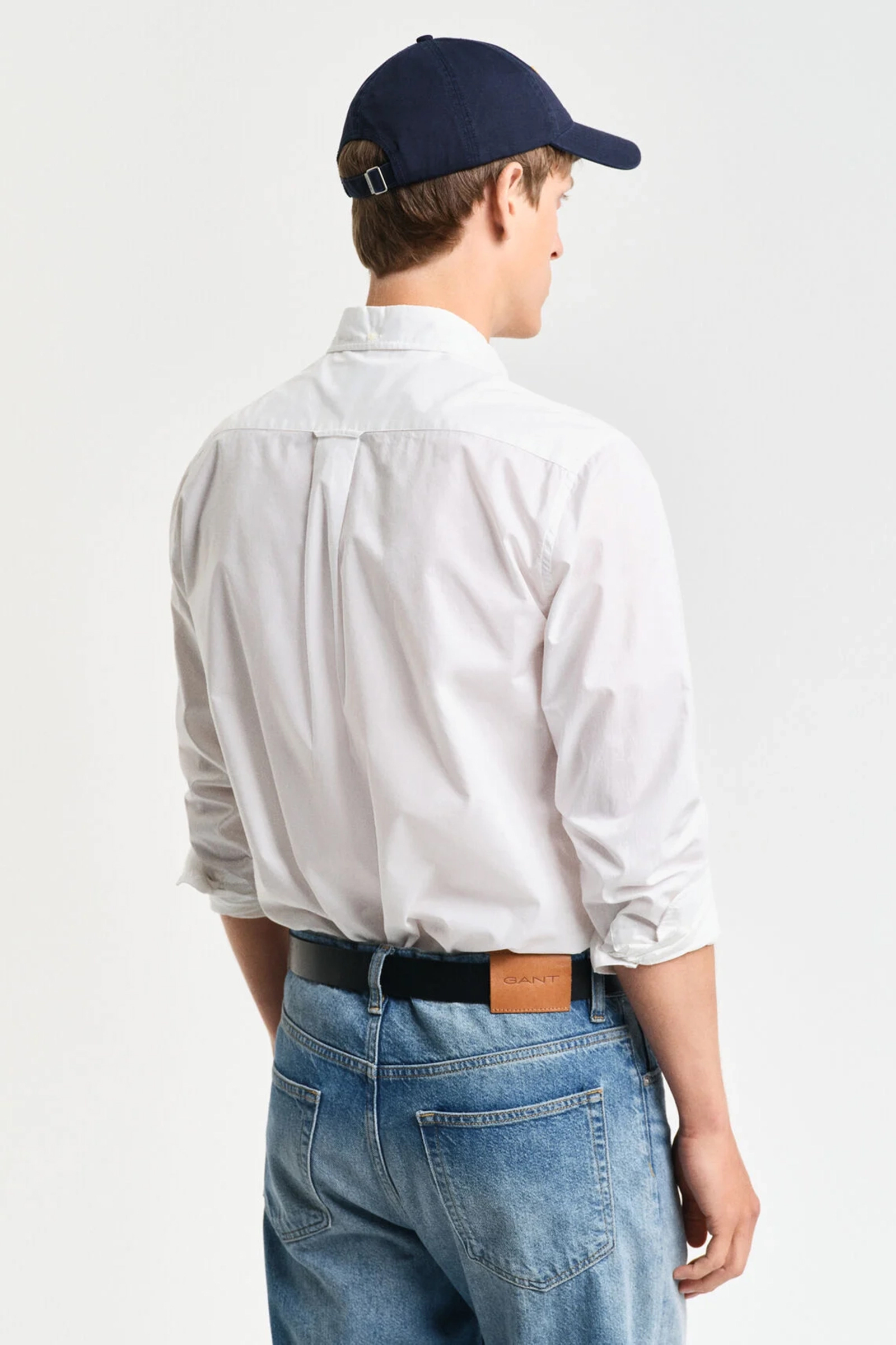 Gant REG POPLIN SHIRT Wit-1 3