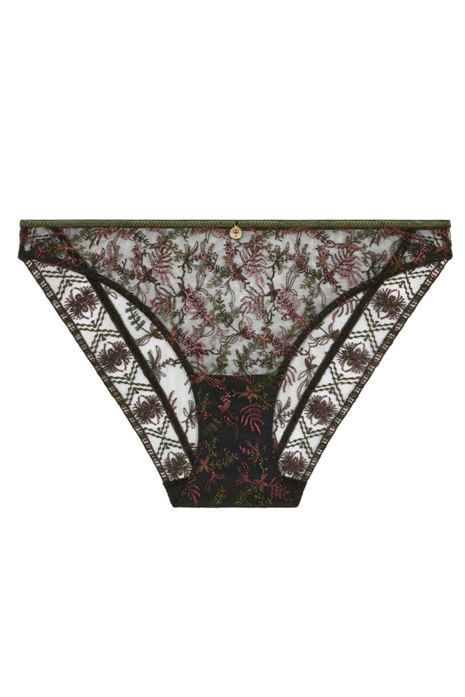 Lingerie dames slip groen