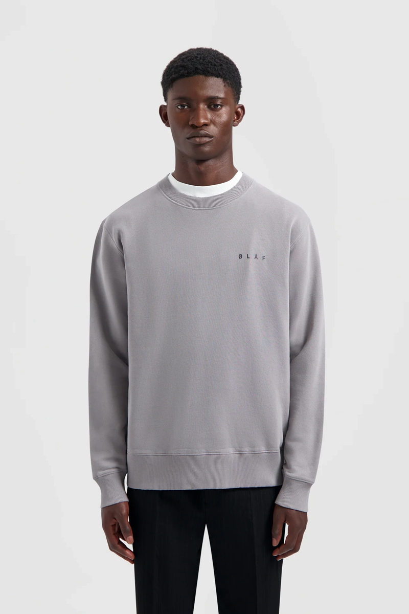 Heren sweater grijs