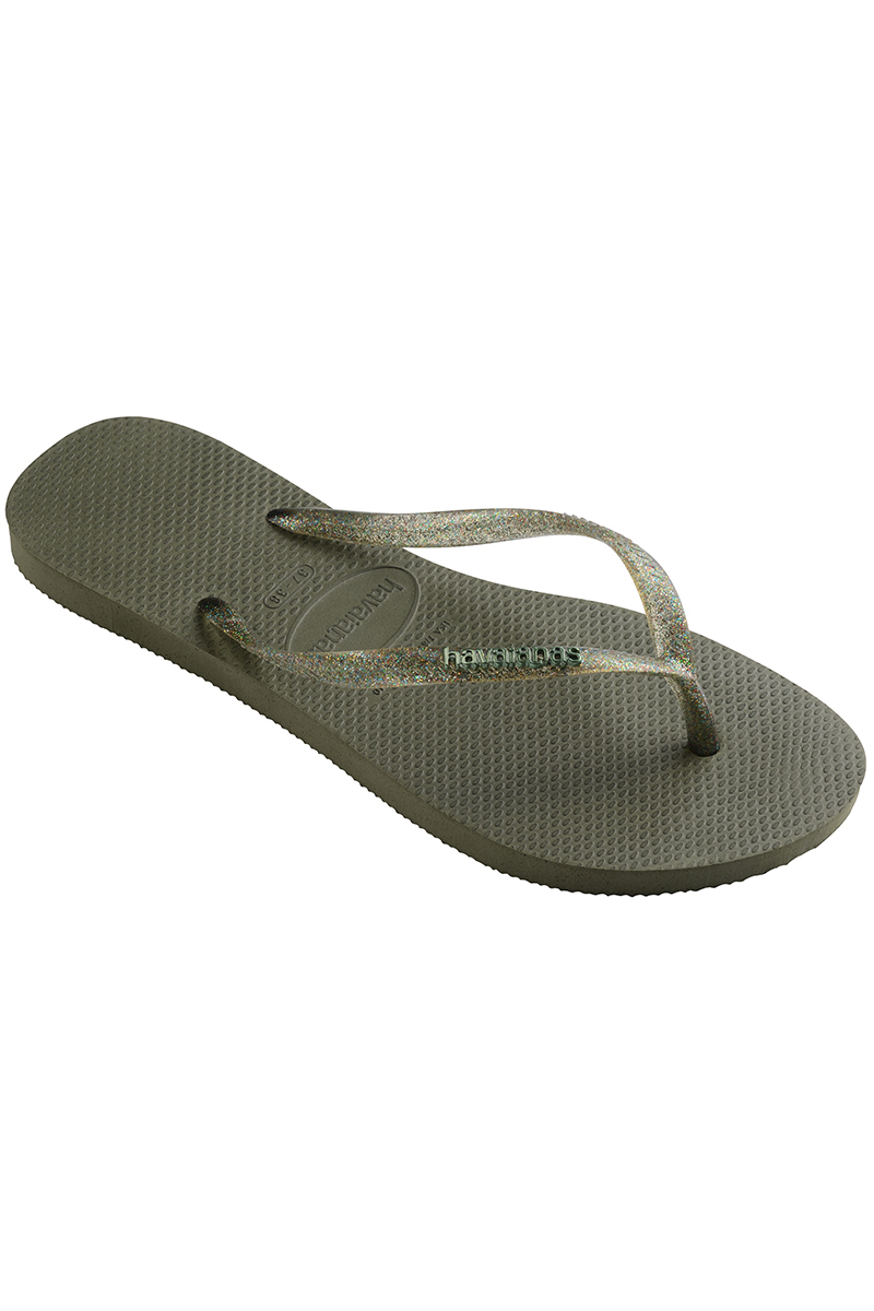 Havaianas HAVAIANAS SLIM LOGO METALLIC Groen-1 4