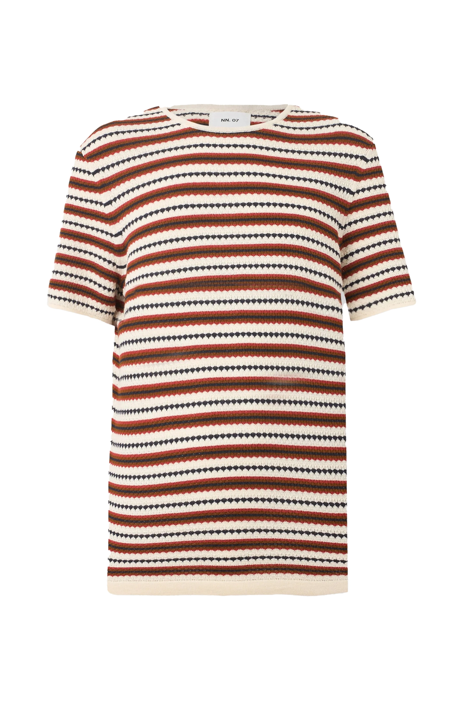 Heren t-shirt kortemouw bruin