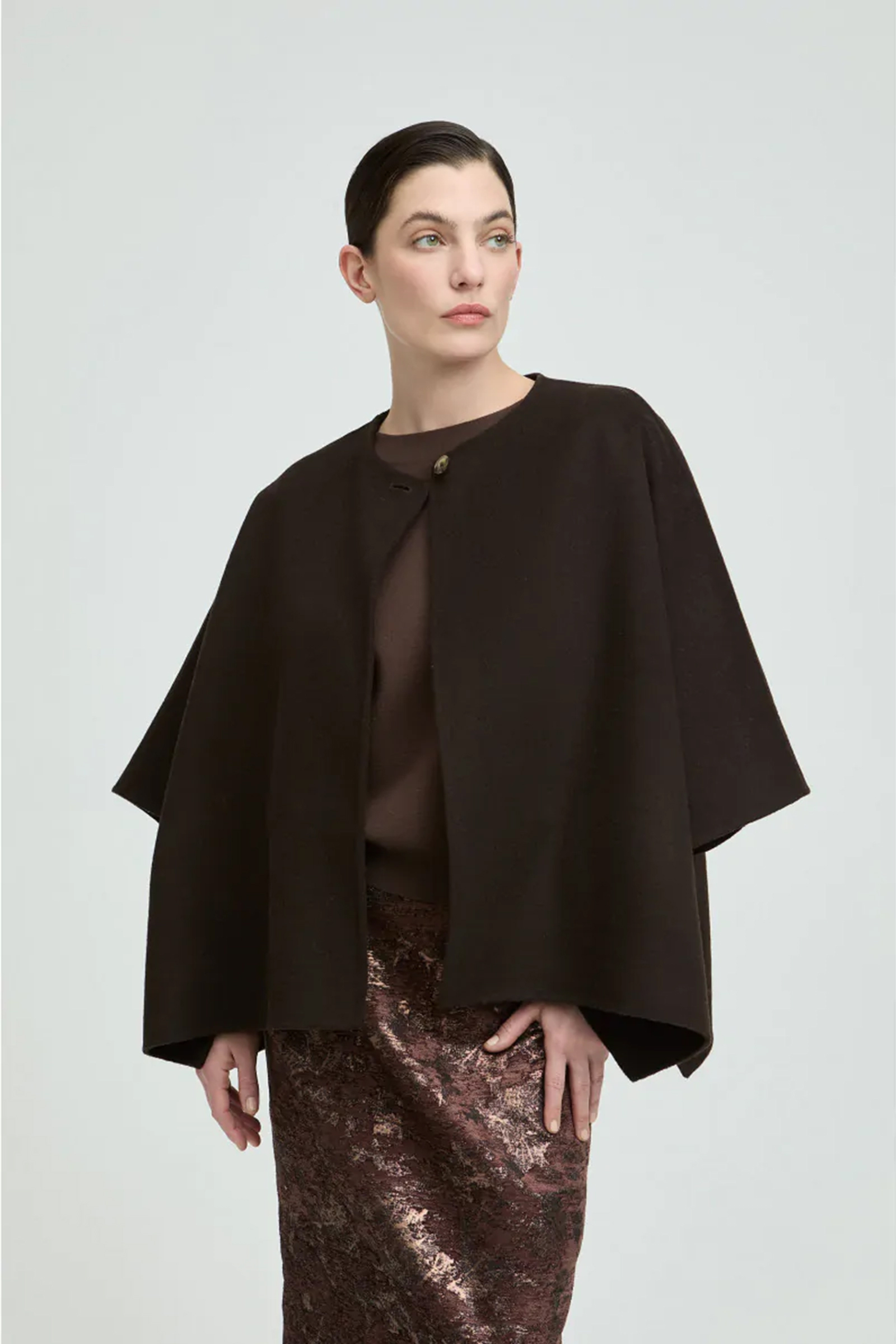 Dames blazer bruin