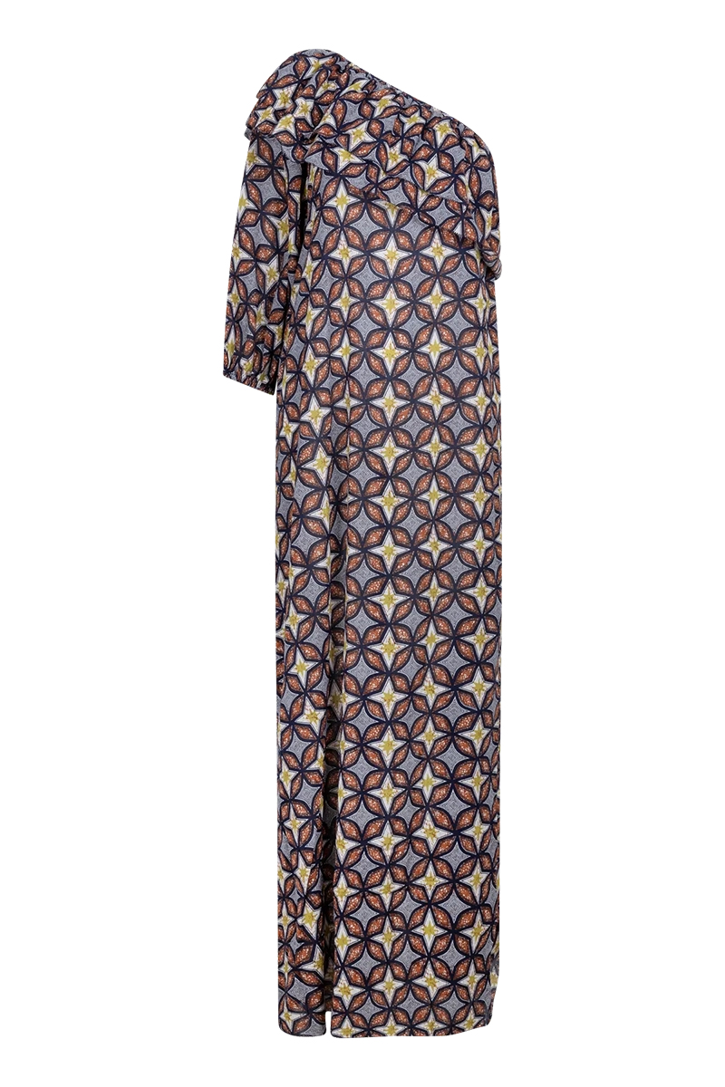 Dames jurk blauw