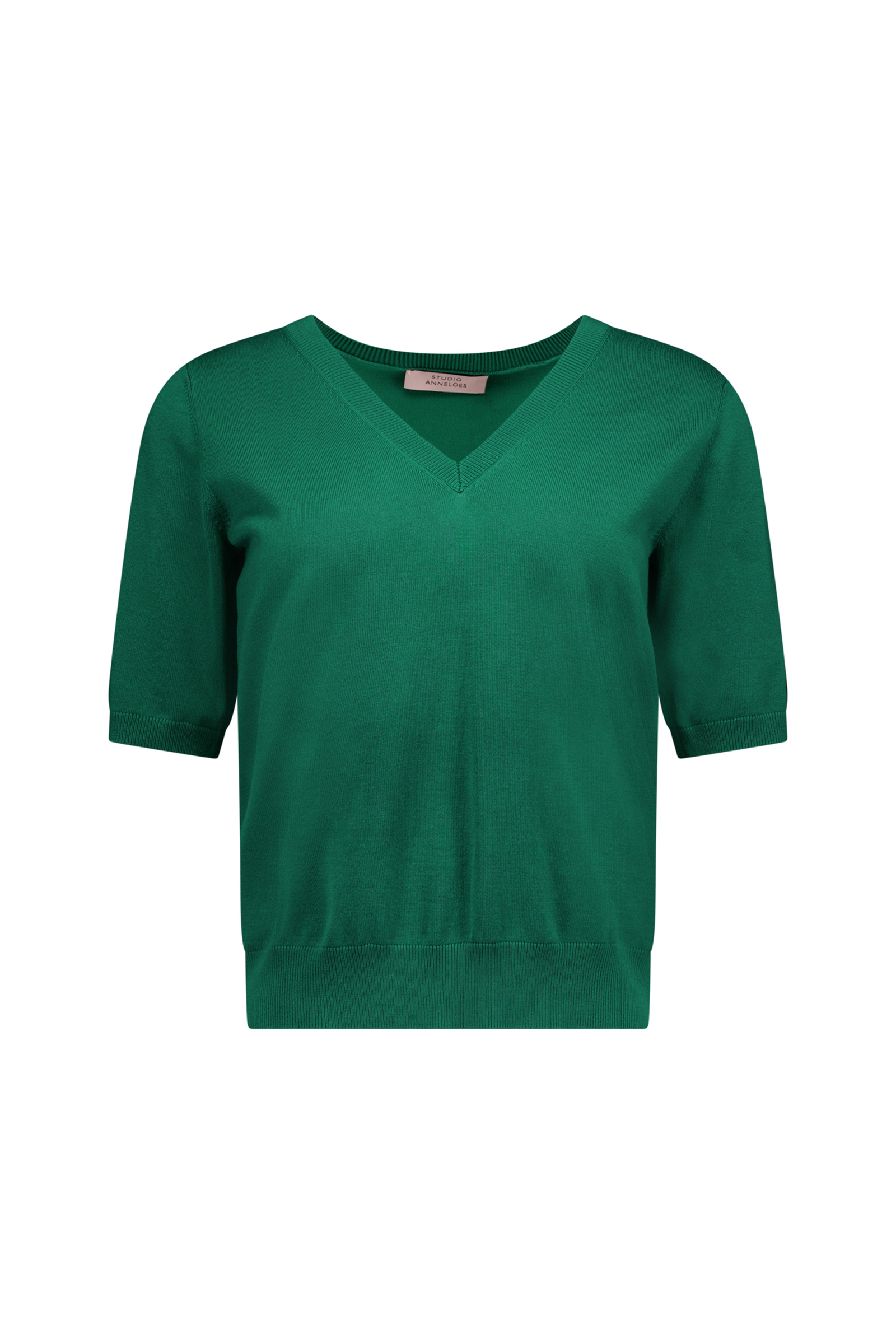 Dames t-shirt korte mouw groen