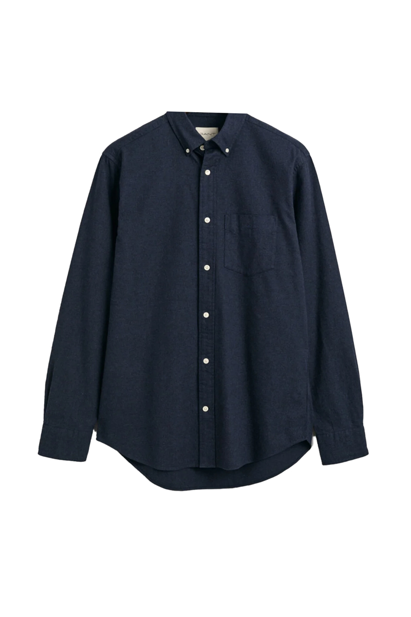 Heren overhemd lm casual blauw