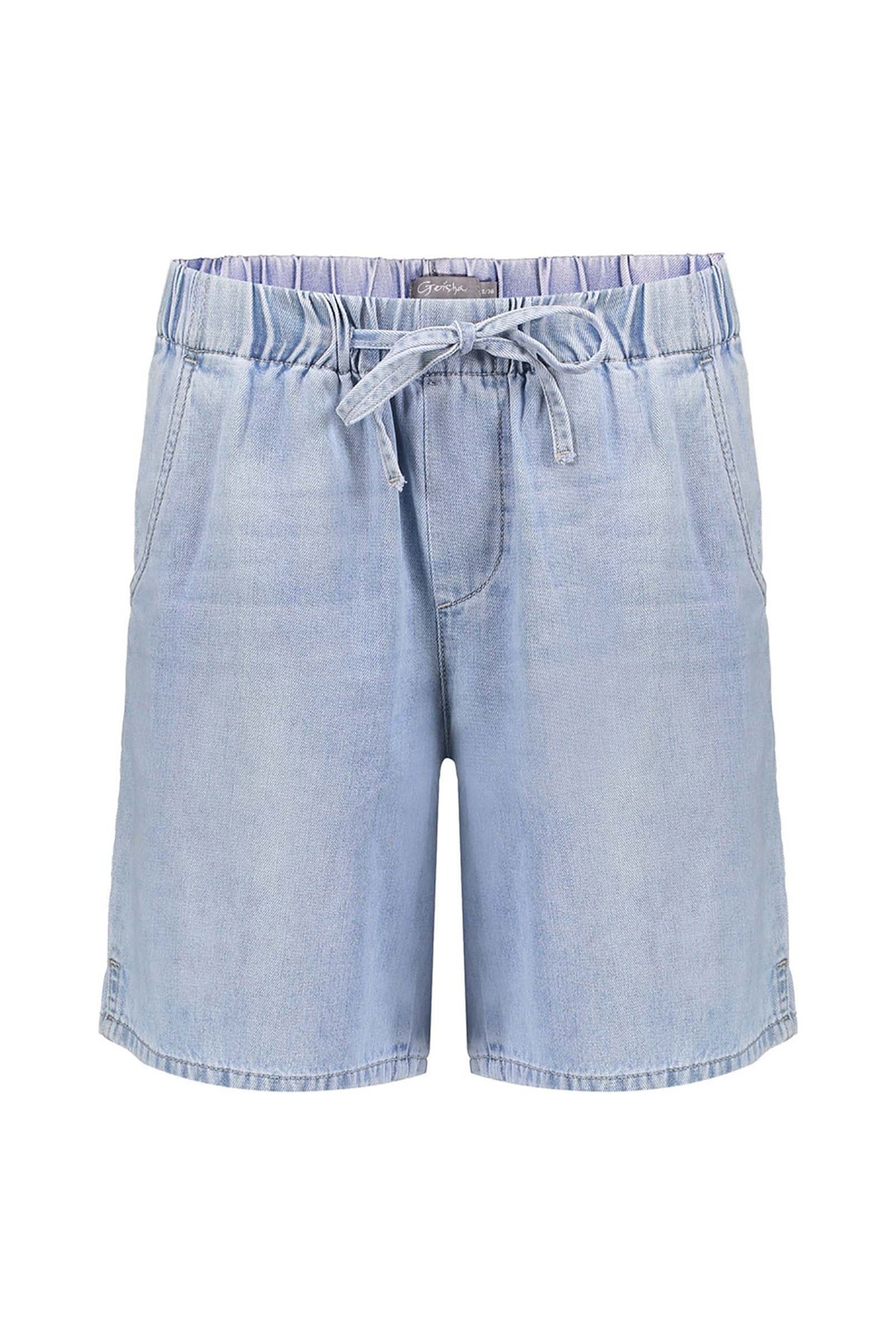Dames short blauw