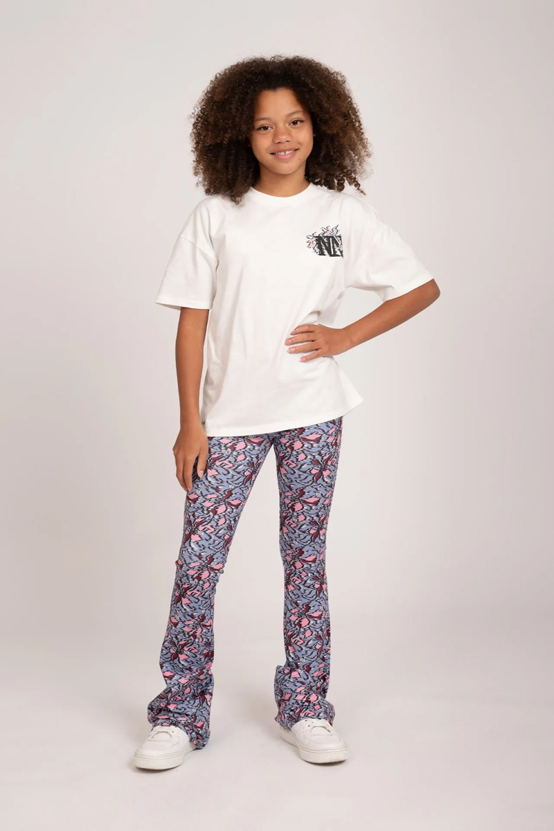 Meisjes legging blauw
