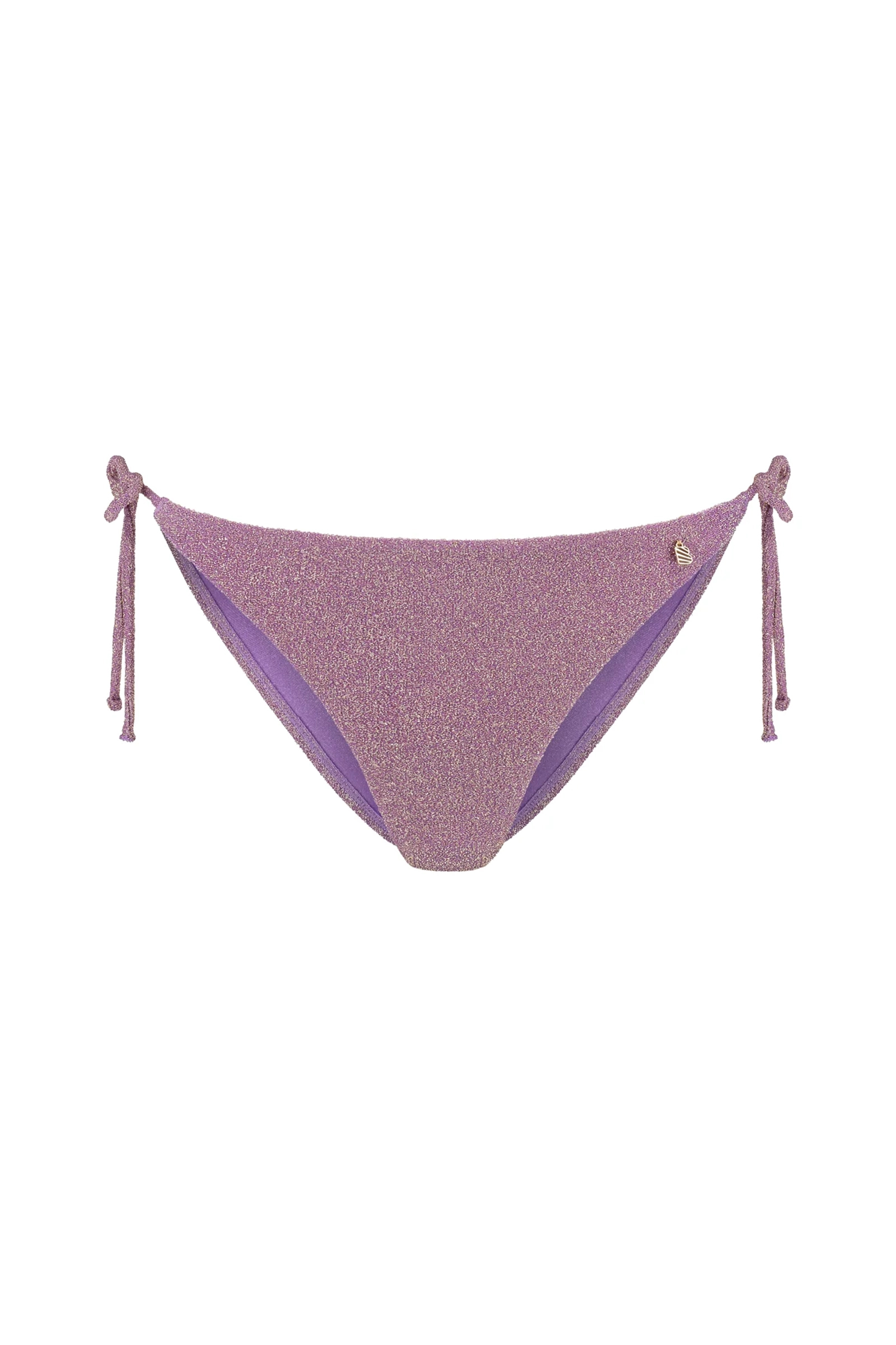 Bad/beach dames bikini slip paars