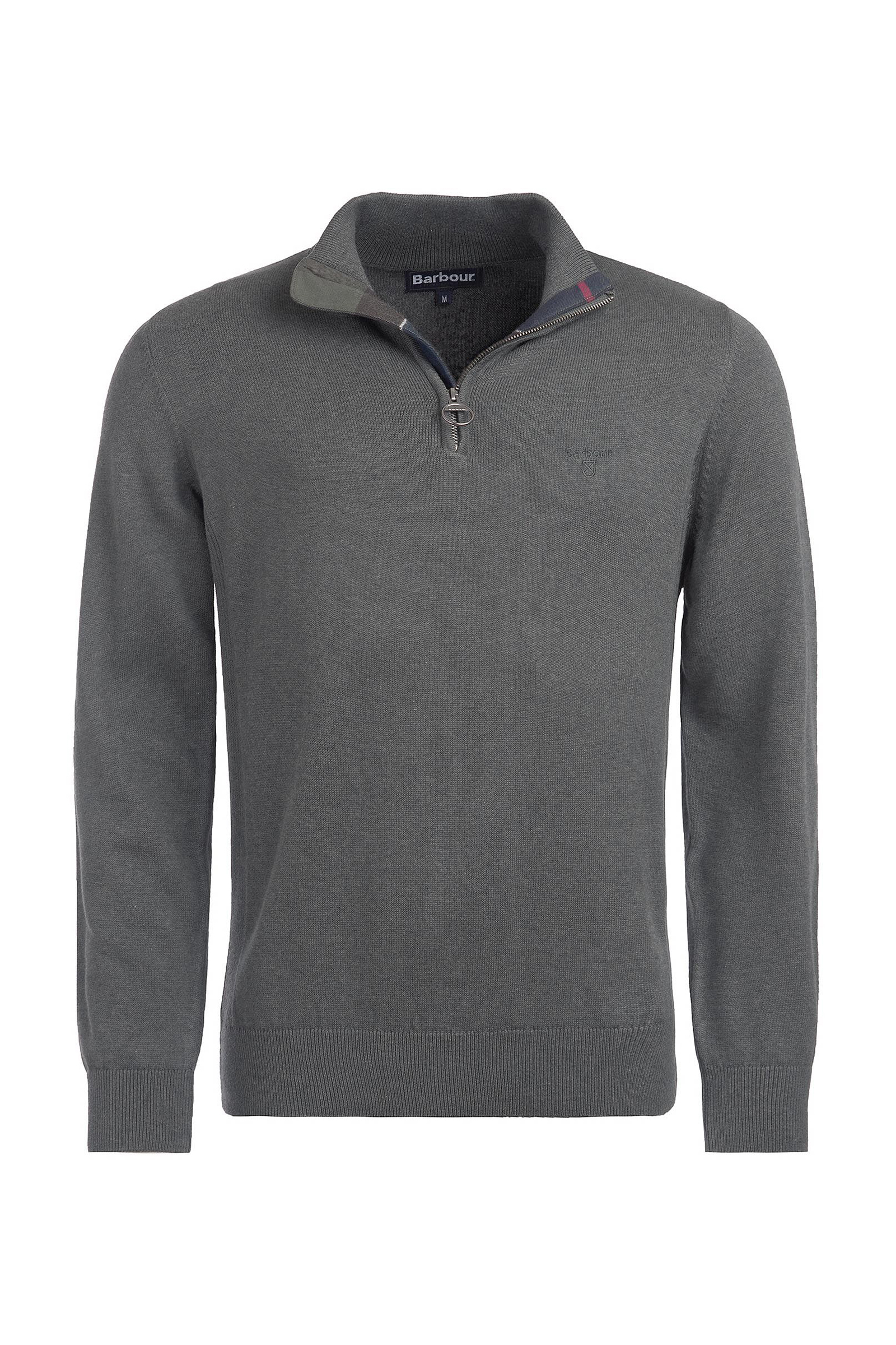 Barbour COTTON HALF ZIP Blauw-2 1