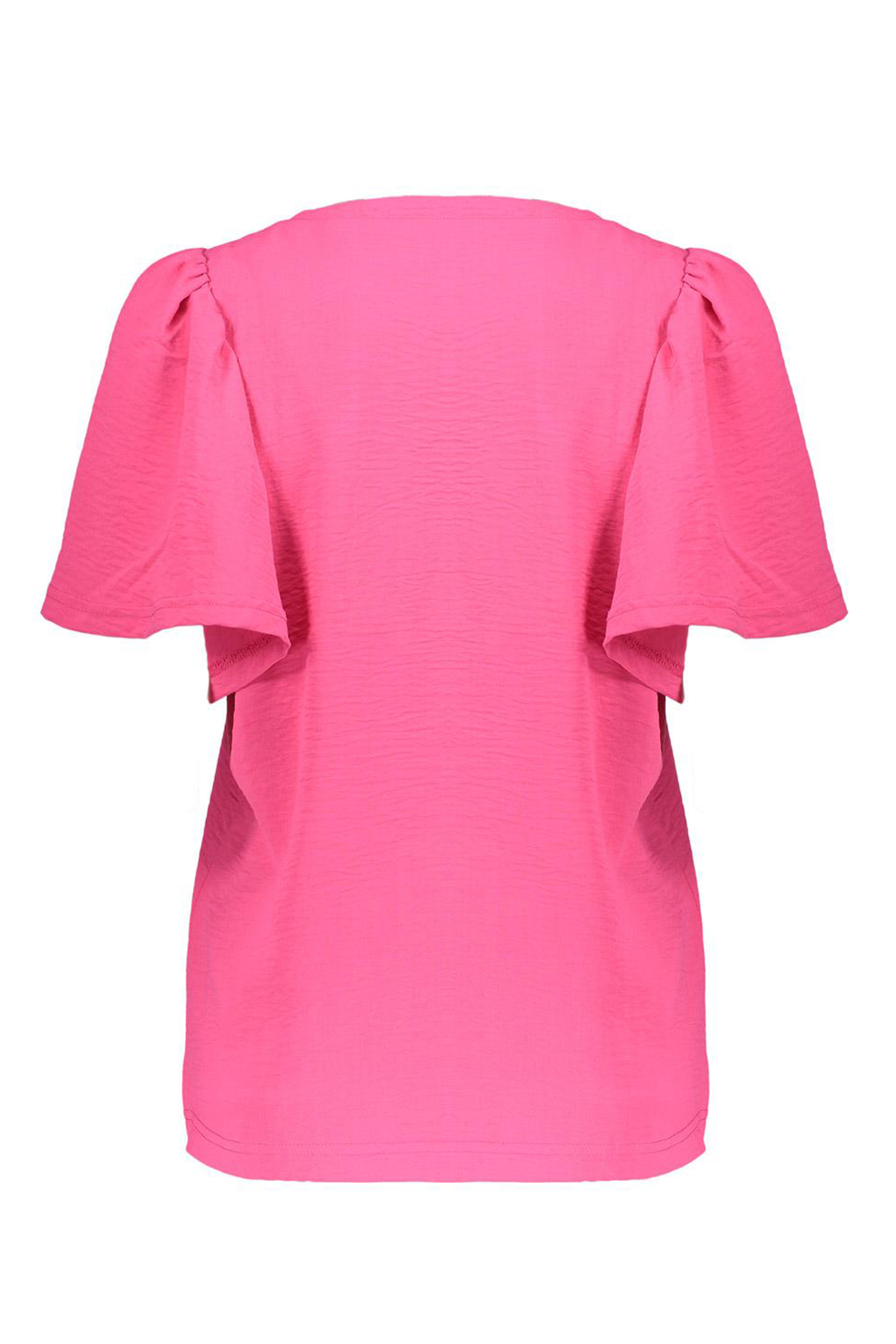 Dames blouse korte mouw rood