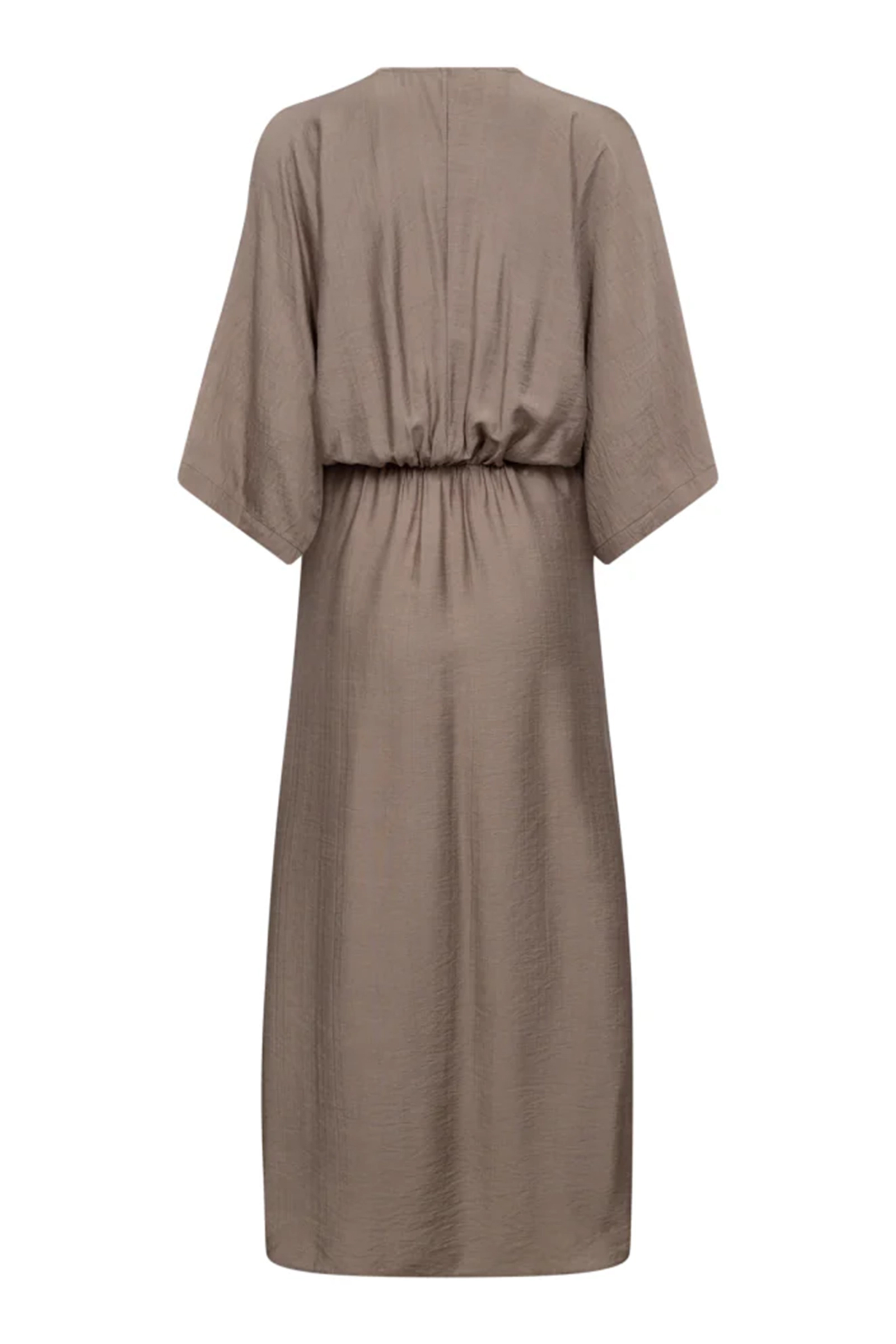 co´couture Hera cc knot dress bruin/beige-1 2