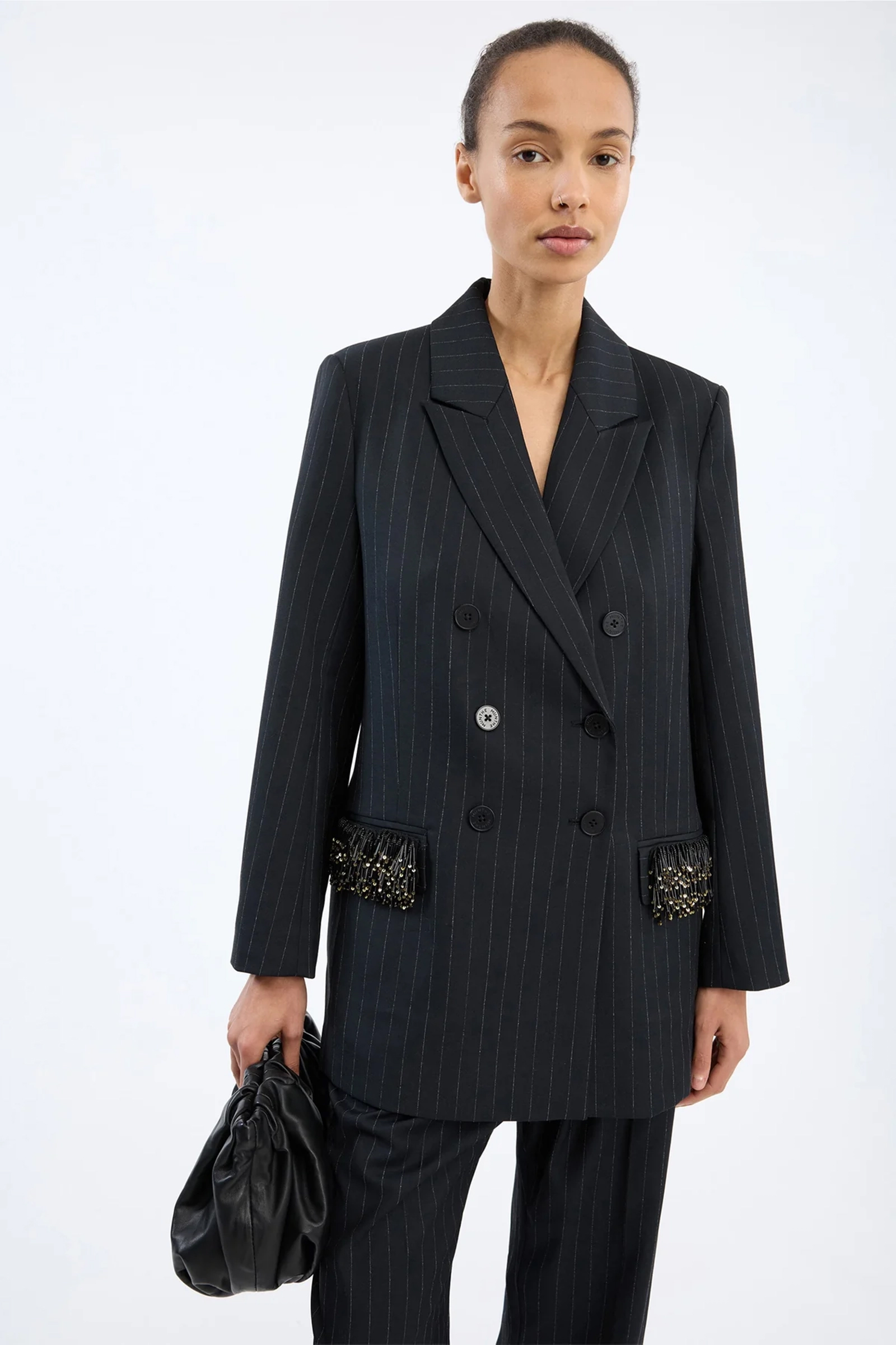 Dames blazer blauw