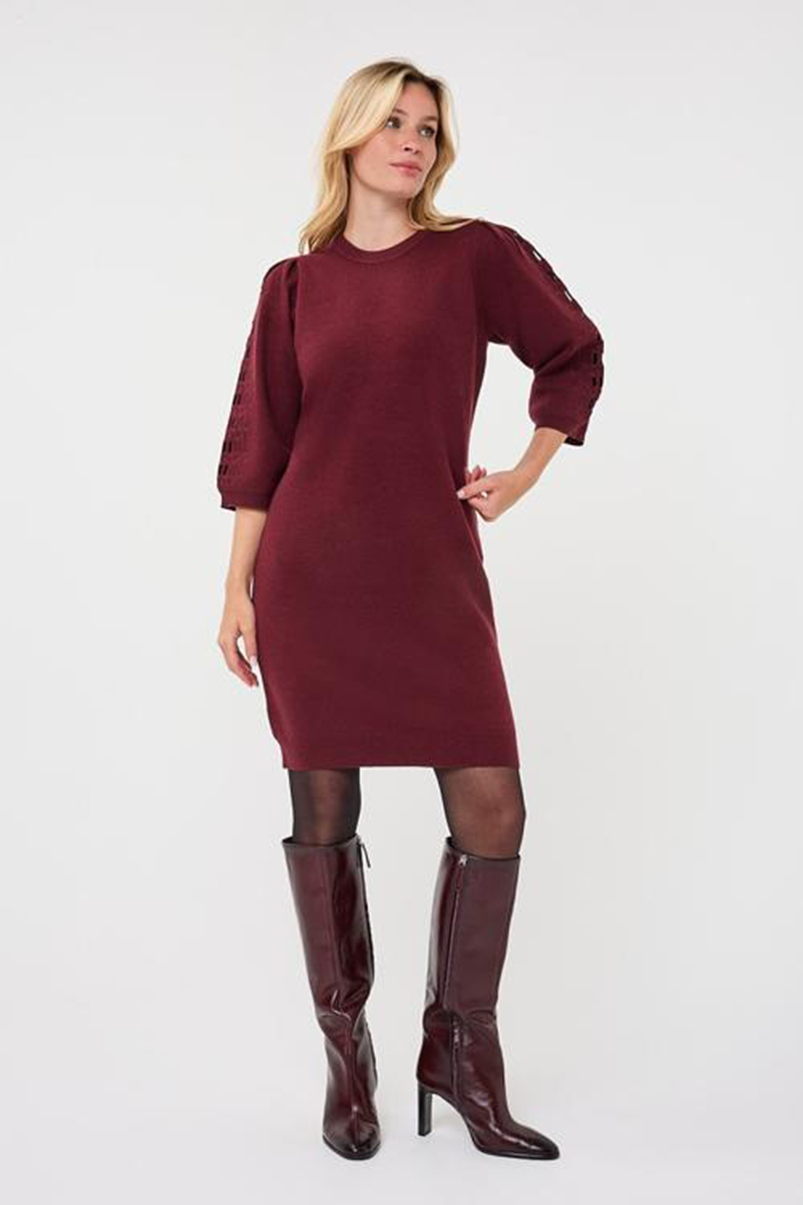 Dames jurk rood