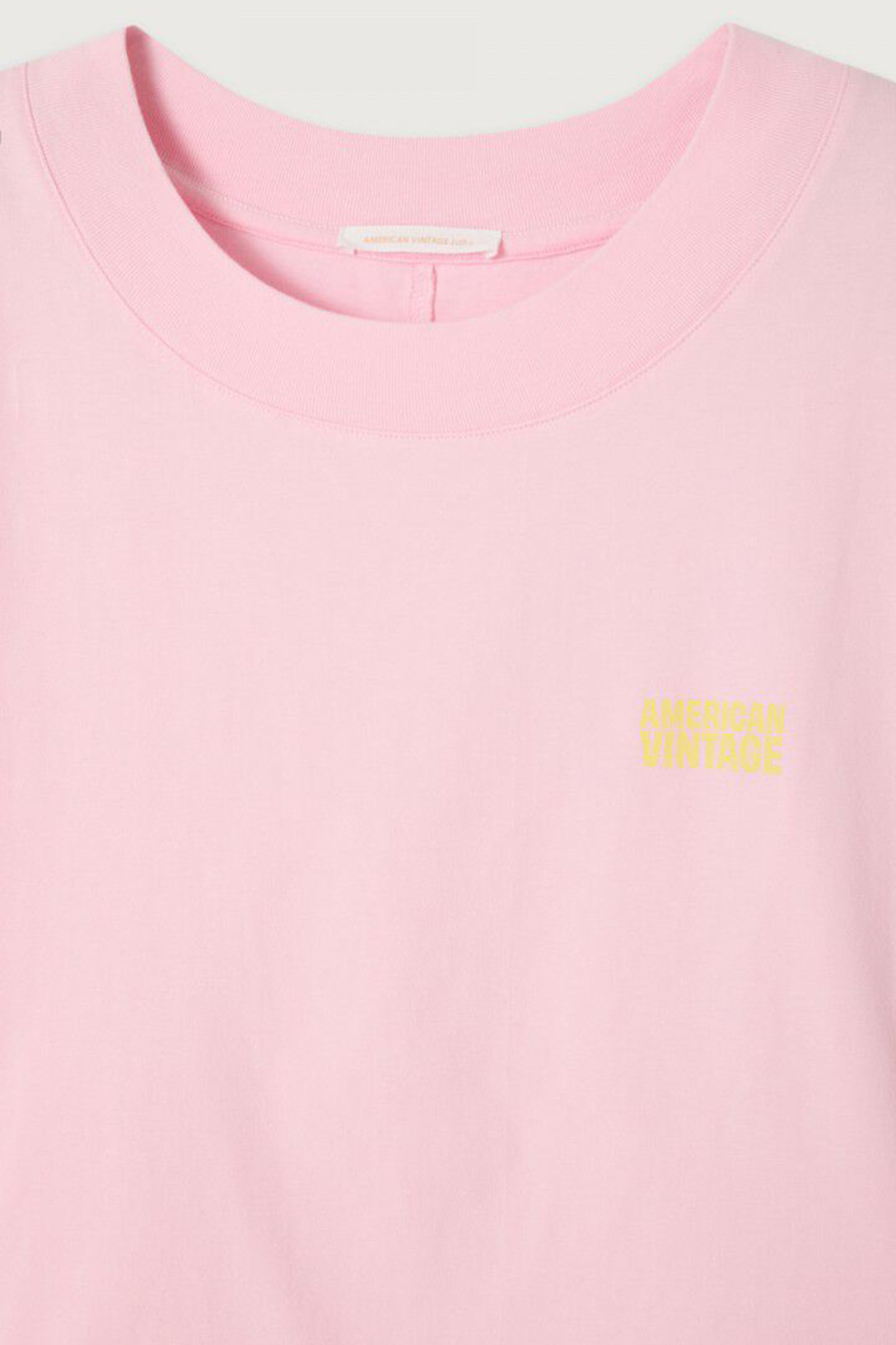 Dames t-shirt korte mouw rose