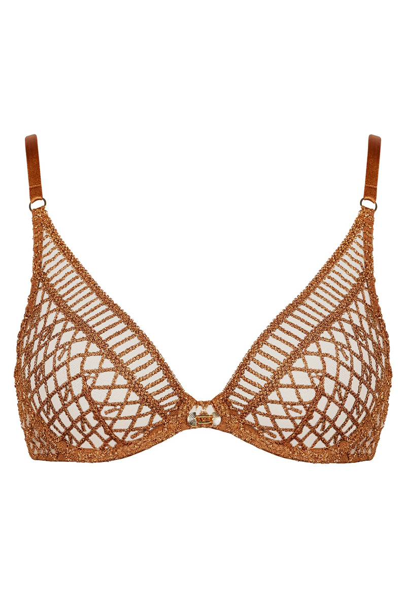 Lingerie dames bh goud