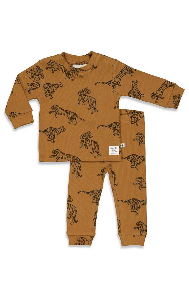 Feetje Pyama panther parker Bruin/Beige-1 1