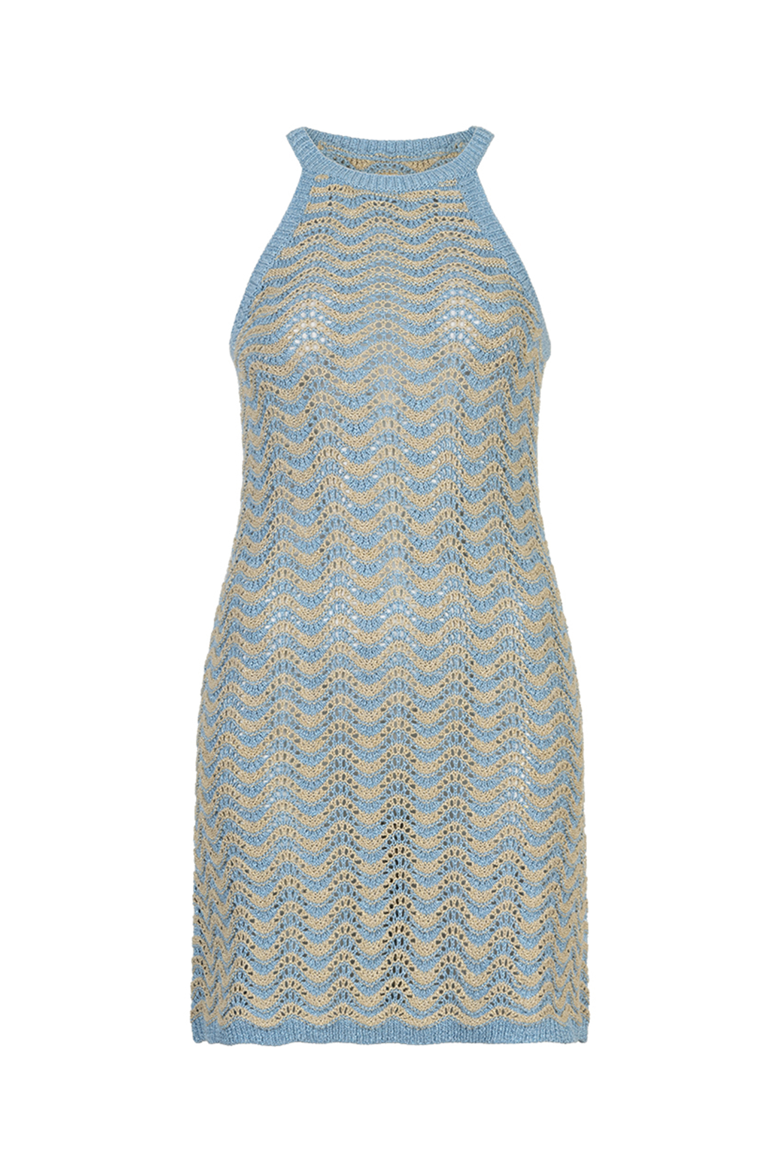 Dames jurk blauw