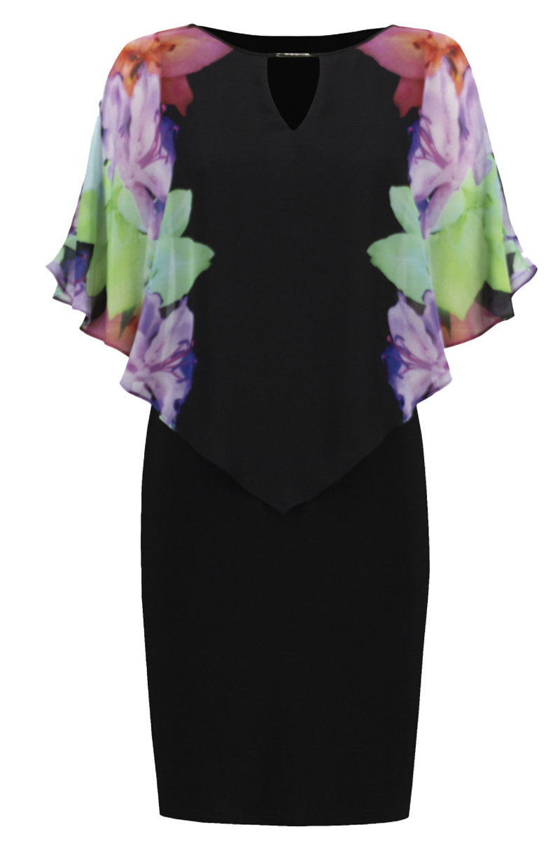 Joseph Ribkoff Dames jurk Zwart-1 1