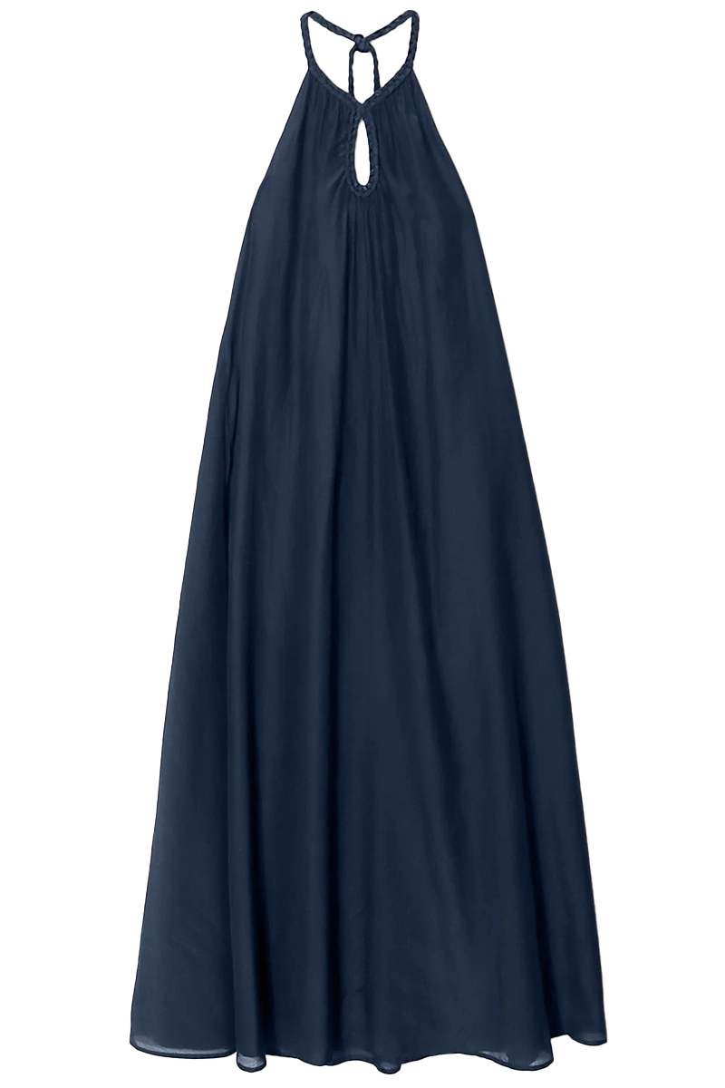 Dames jurk blauw