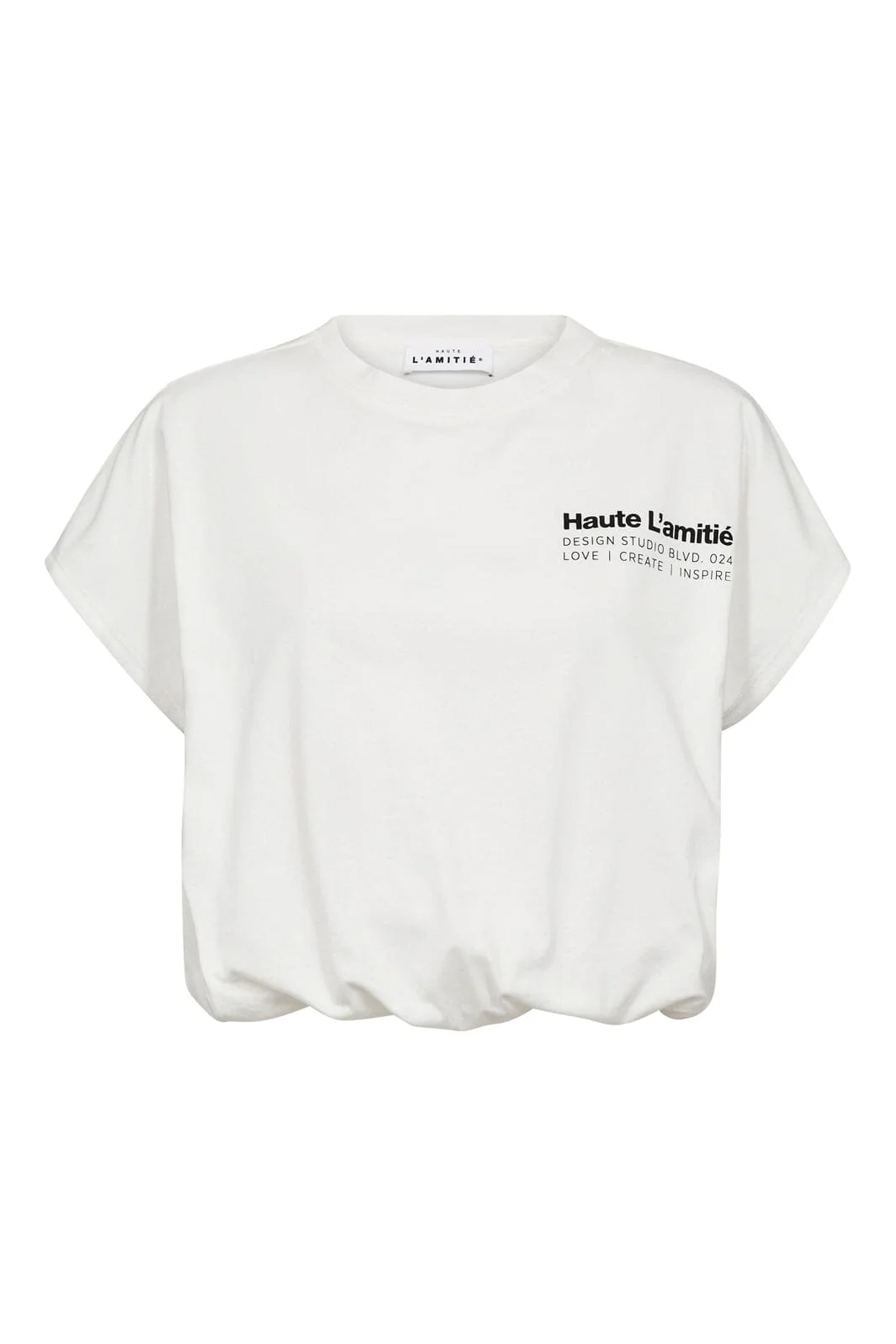 Dames t-shirt korte mouw wit