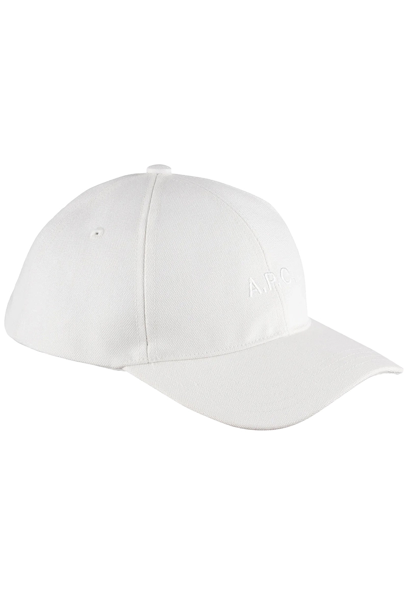 A.P.C. CASQUETTE CHARLIE Wit-1 1