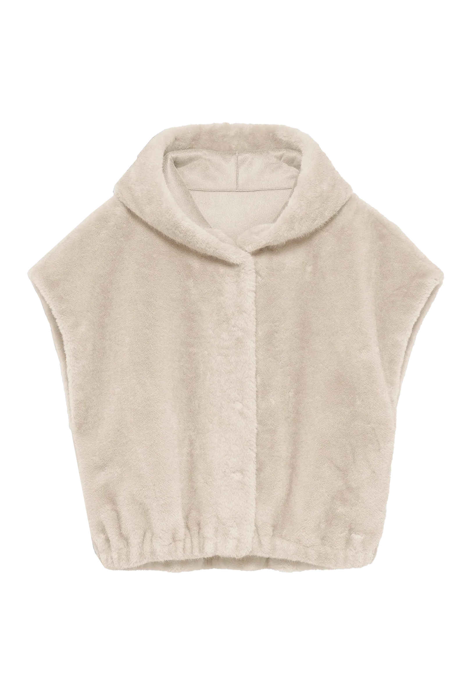 Dames gilet bruin
