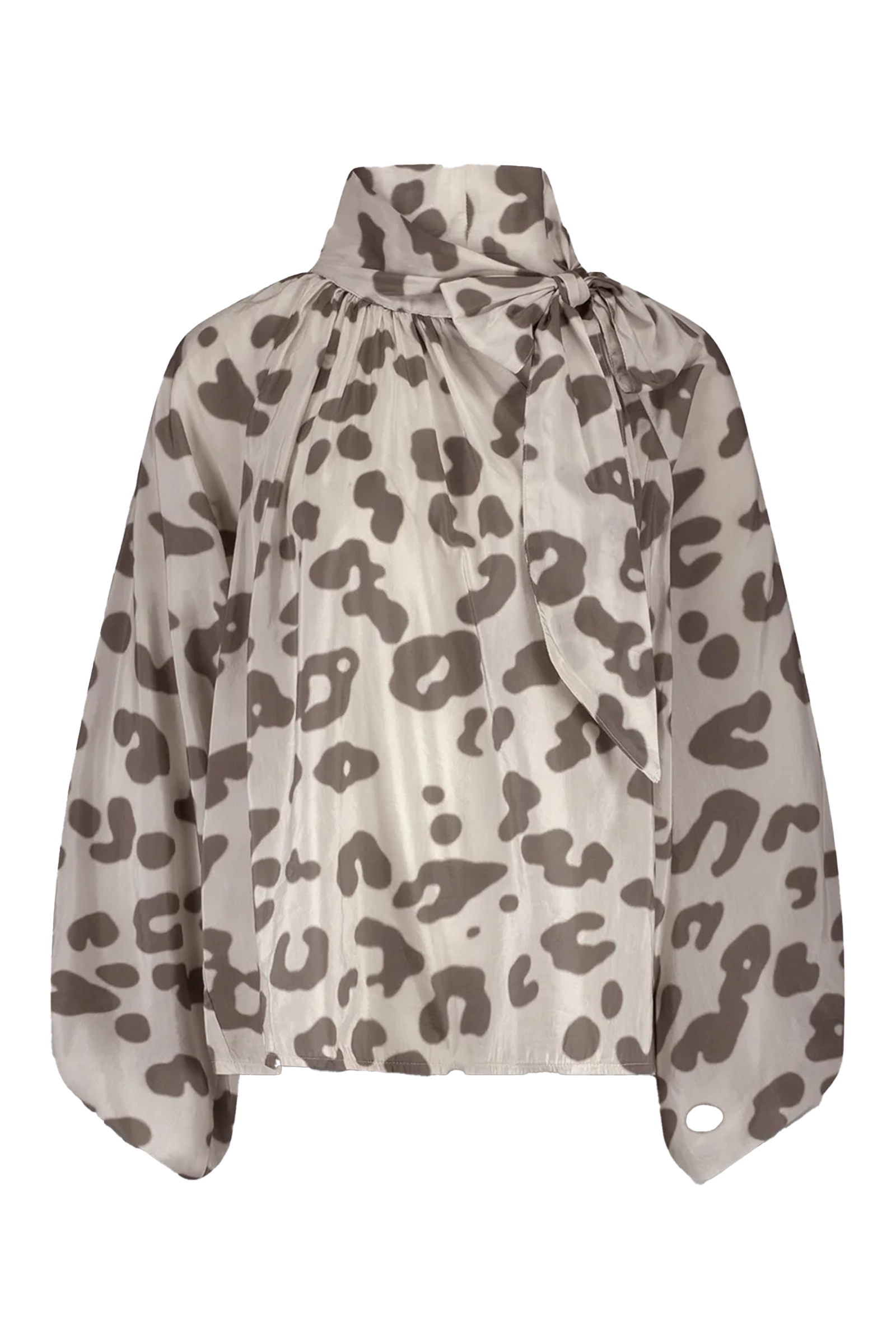 Dames blouse lange mouw ecru