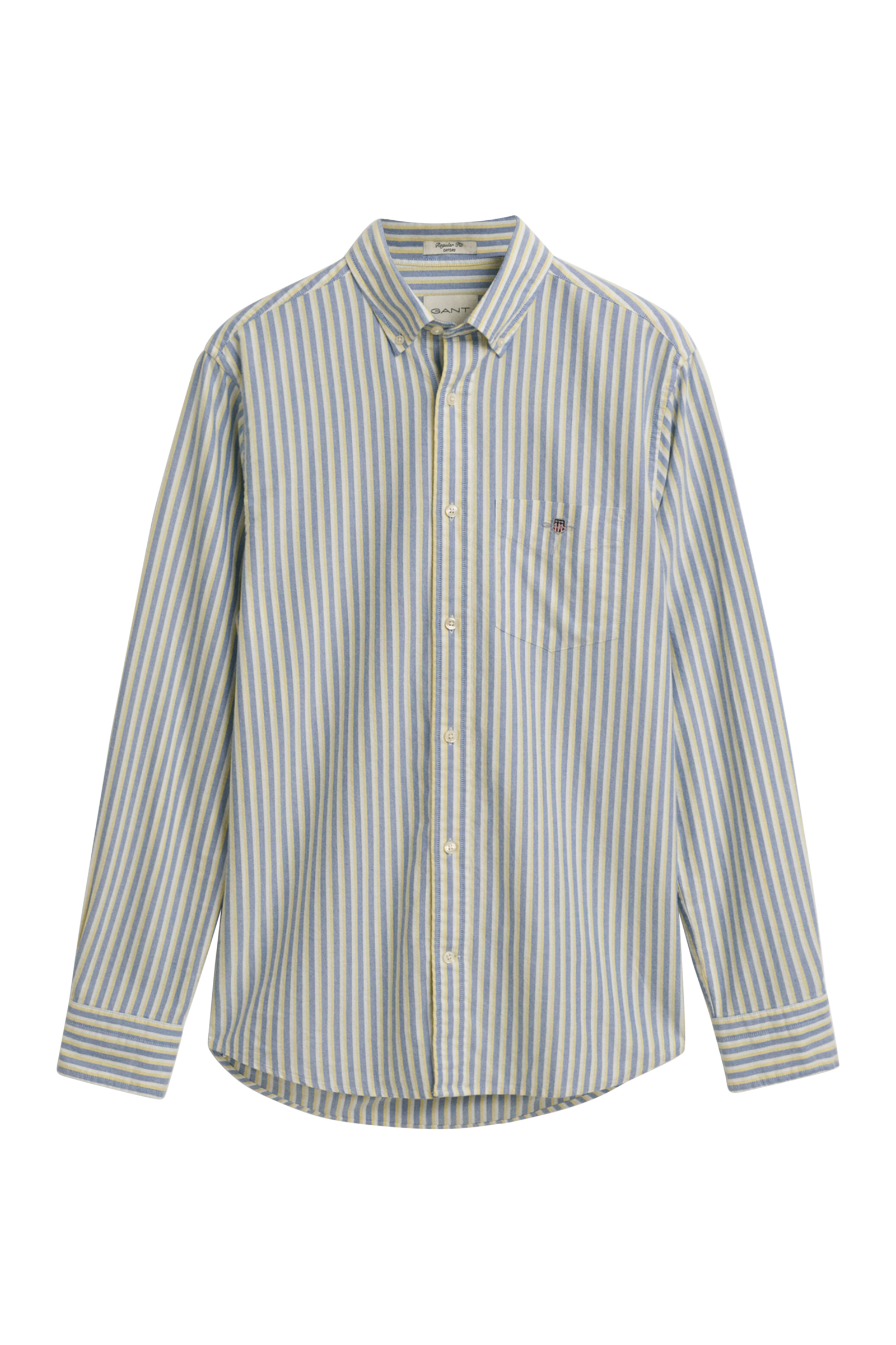 Gant REG CLASSIC OXFORD STRIPE SHIRT Blauw-2 1