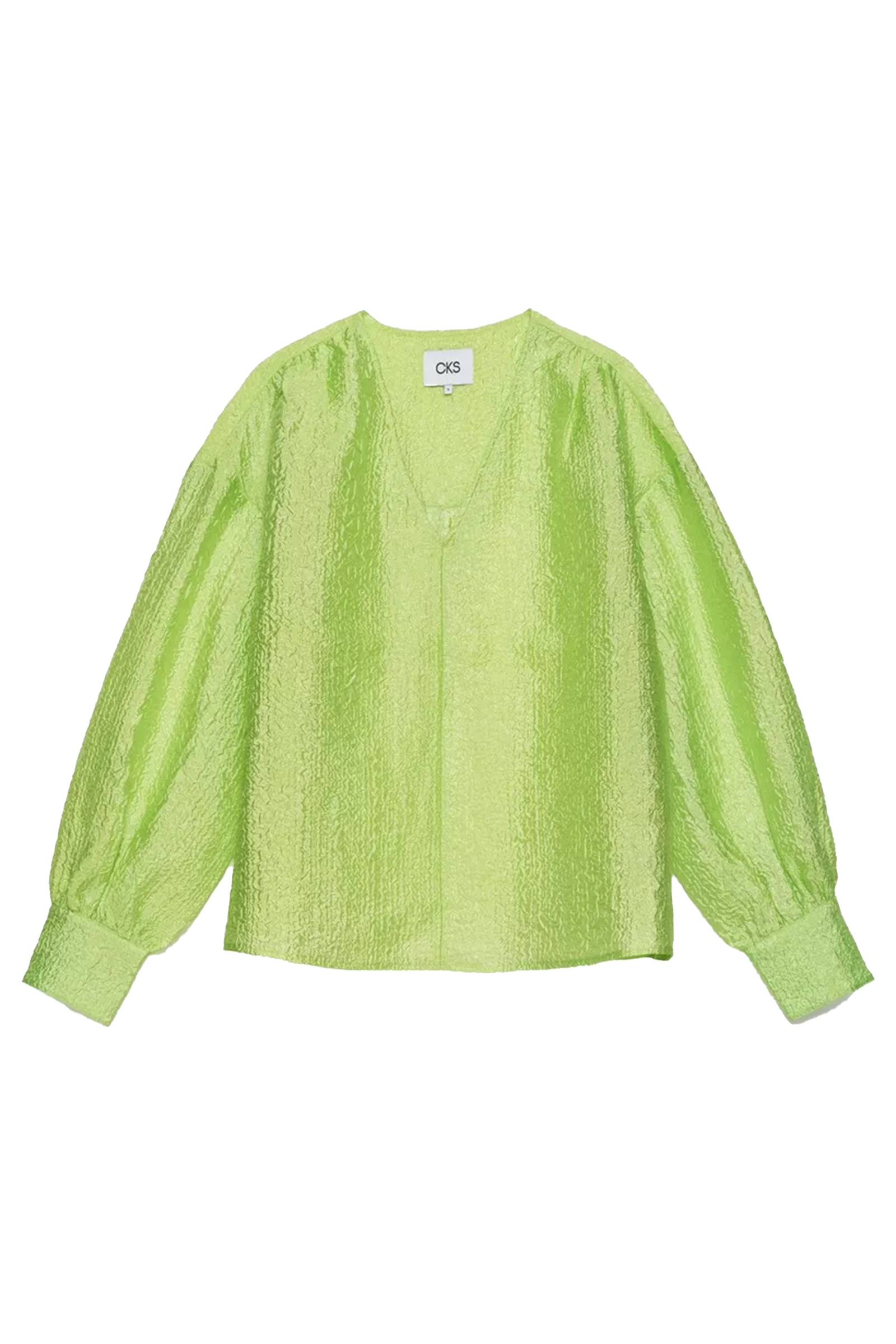 Dames blouse lange mouw groen