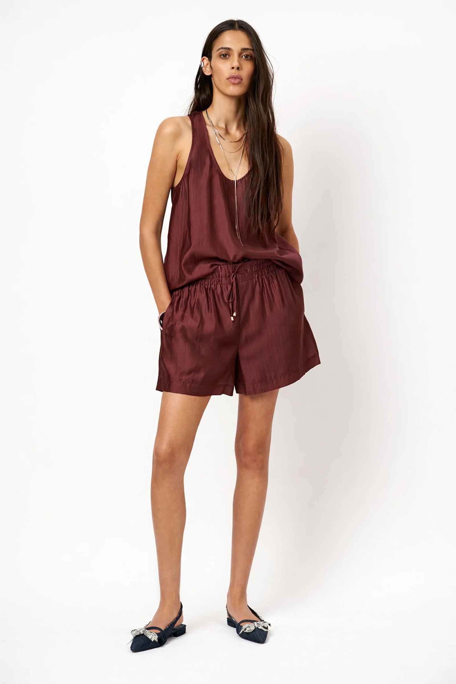 Dames top rood