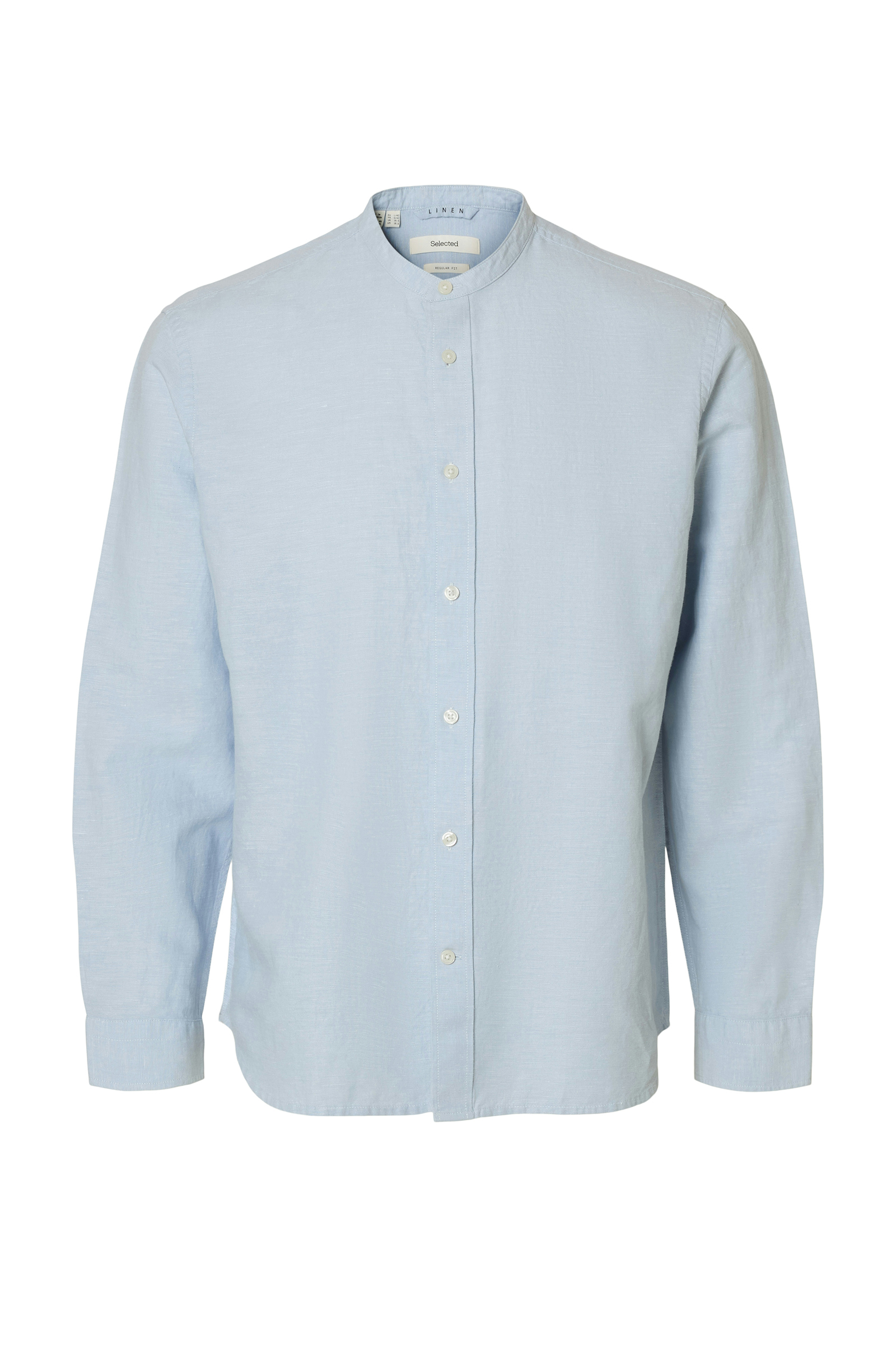 Heren overhemd lm casual blauw