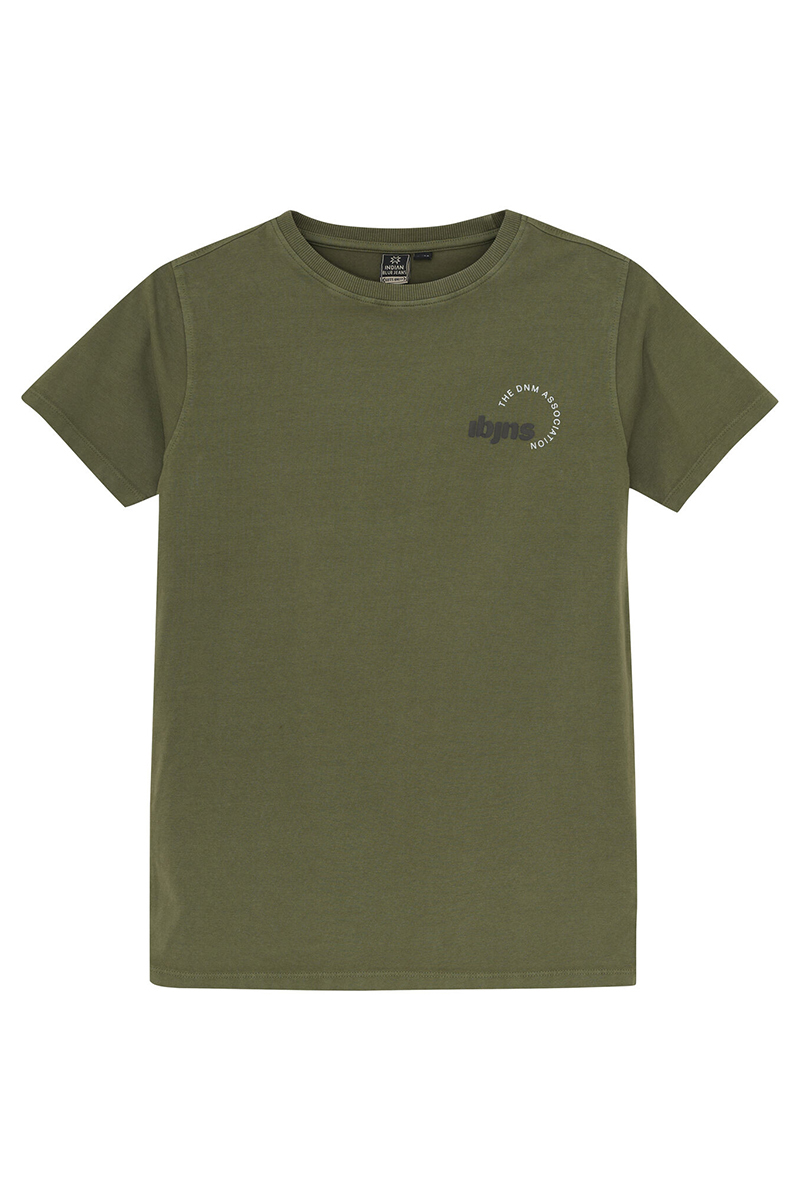 Jongens t-shirt korte mouw bruin
