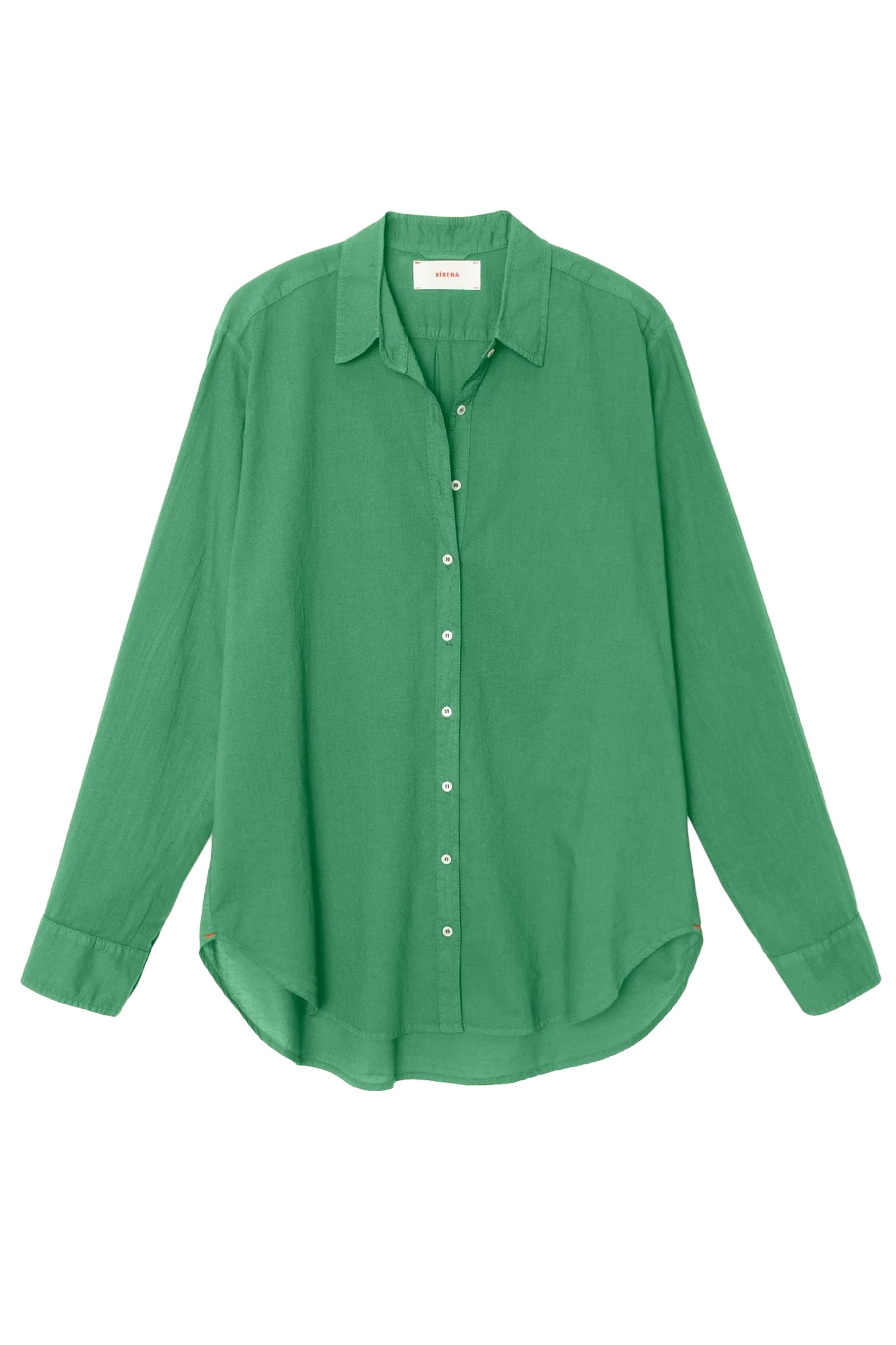 Dames blouse lange mouw groen