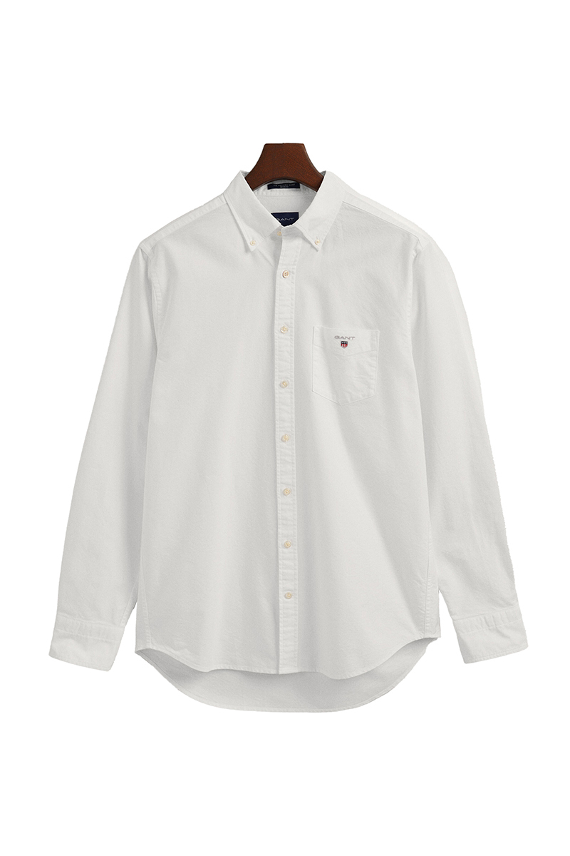 Gant THE OXFORD SHIRT REG BD Wit-1 1
