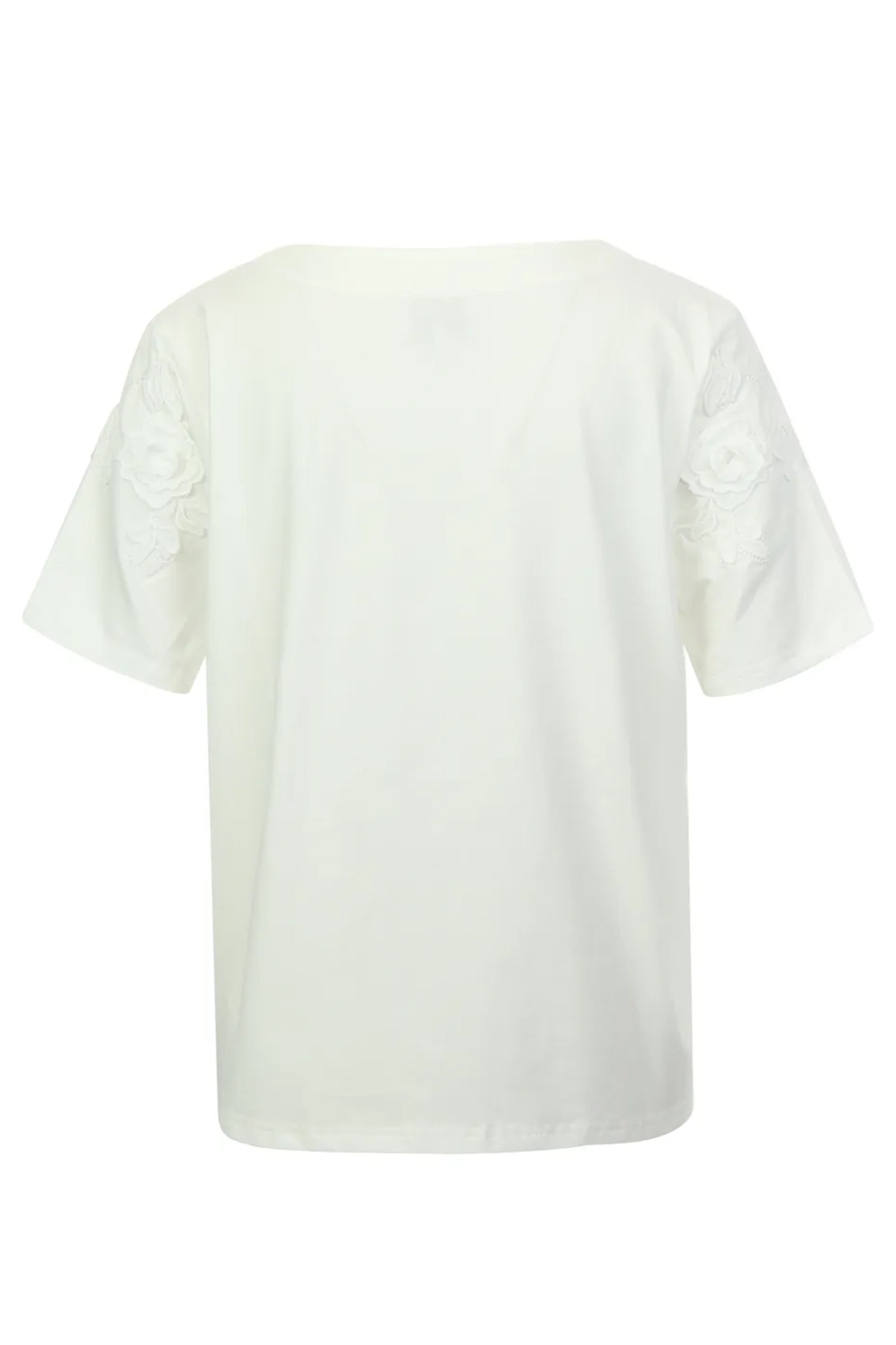 Dames t-shirt korte mouw wit