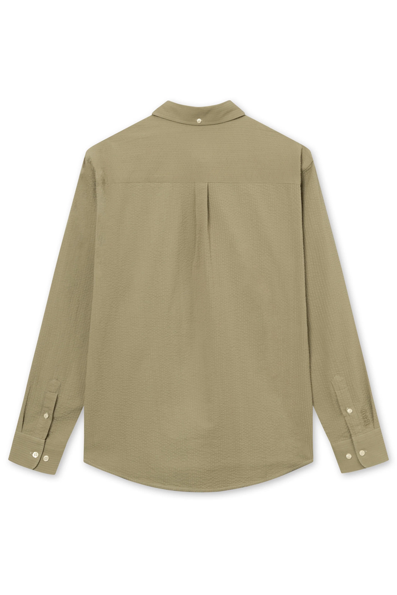 Heren overhemd lm casual groen