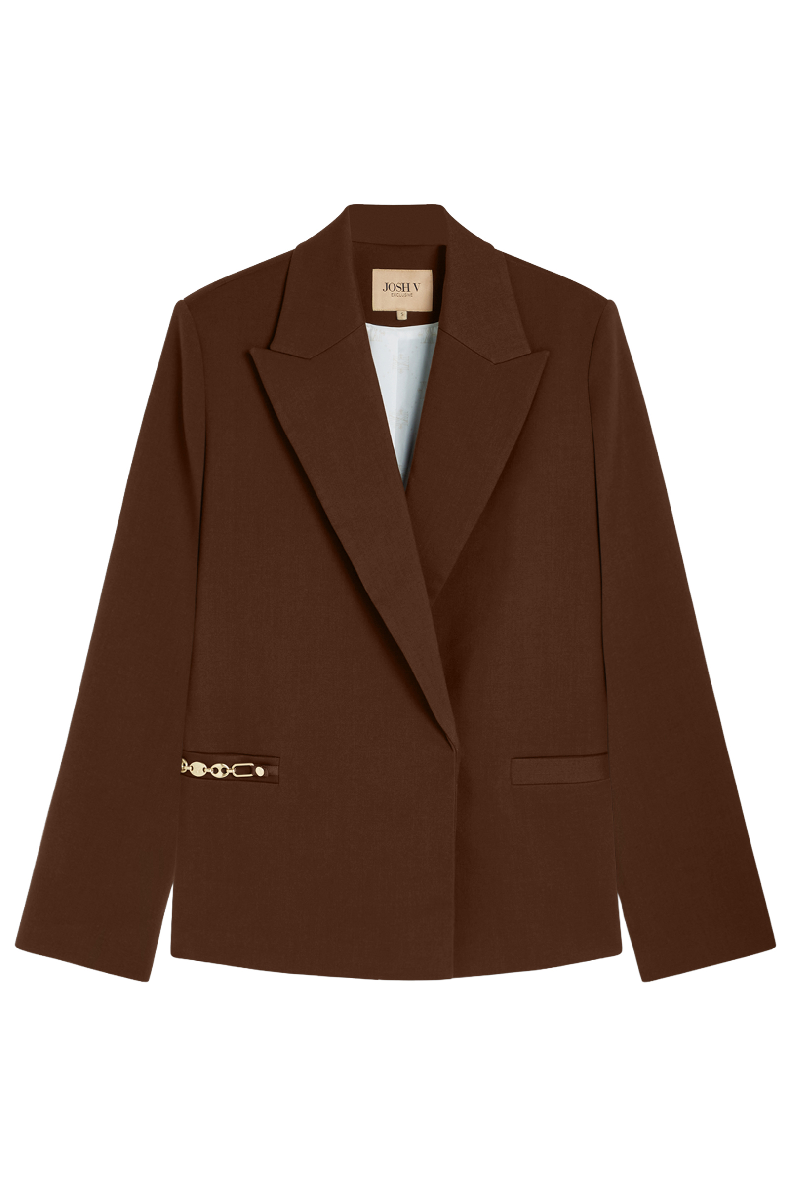 Dames blazer bruin