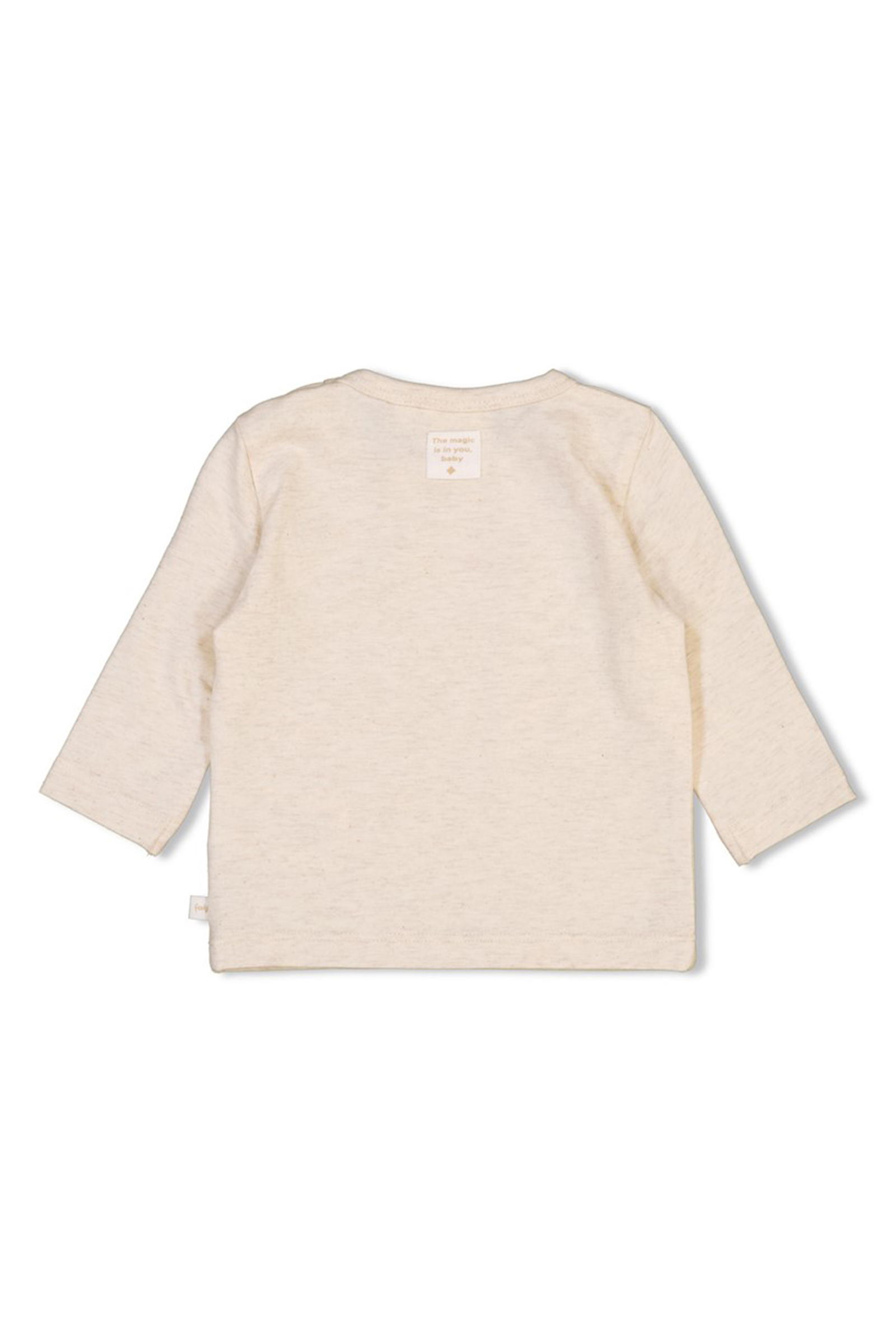 Baby t-shirt lange mouw bruin