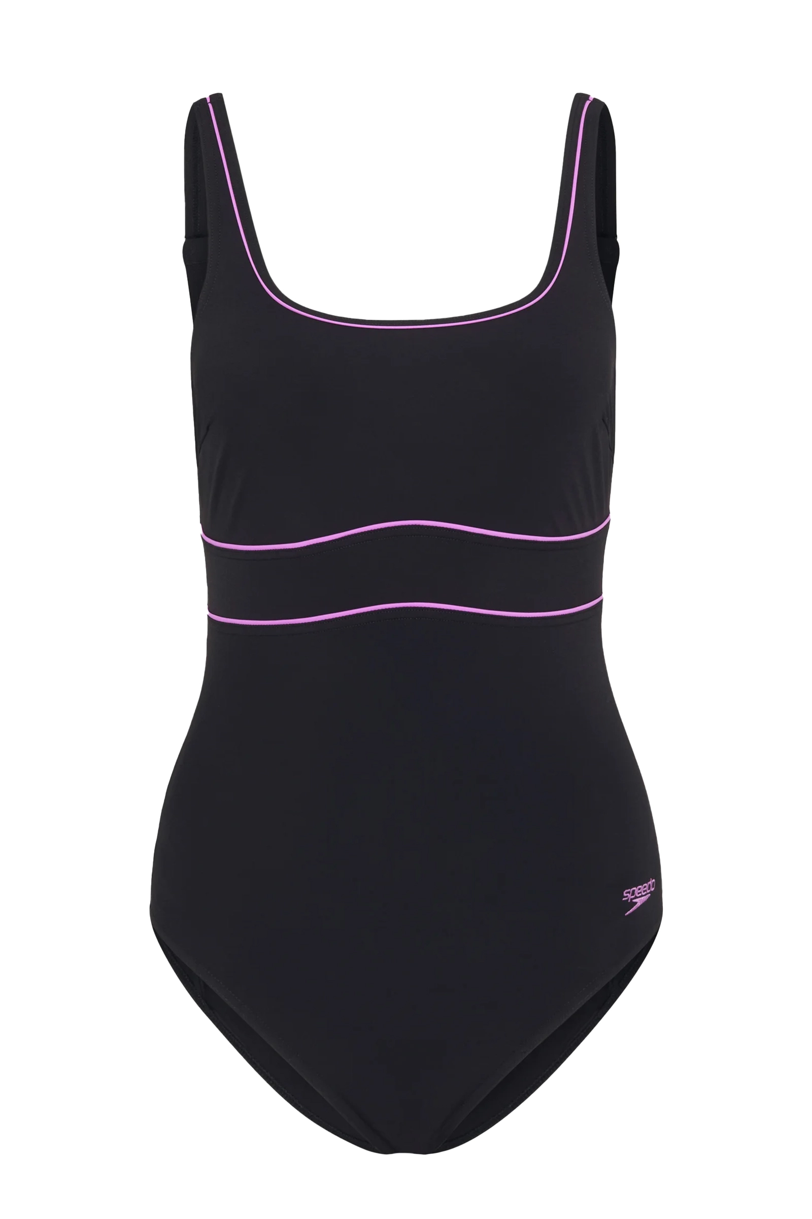 Bad/beach dames badpak sport zwart