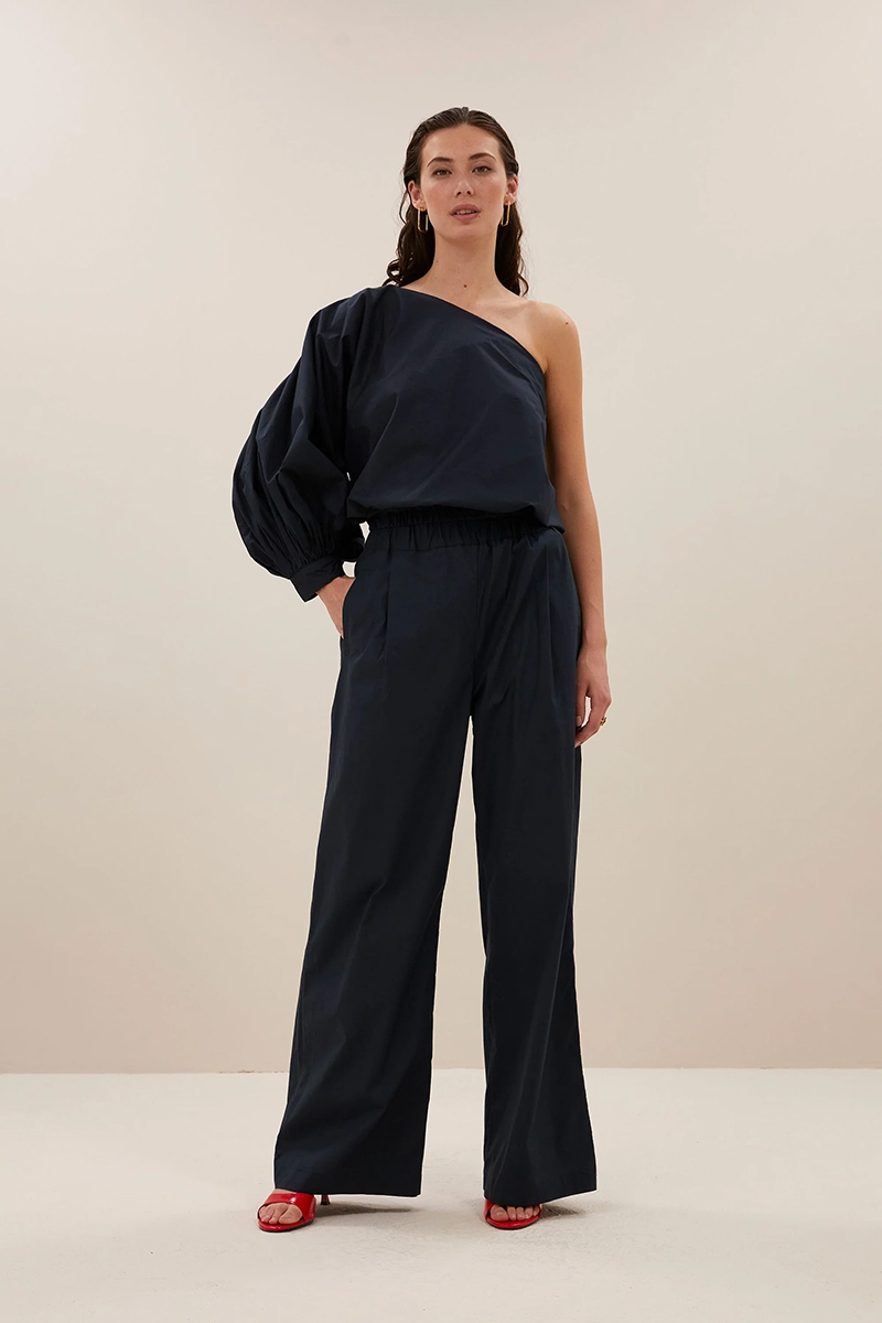 Dames broek blauw