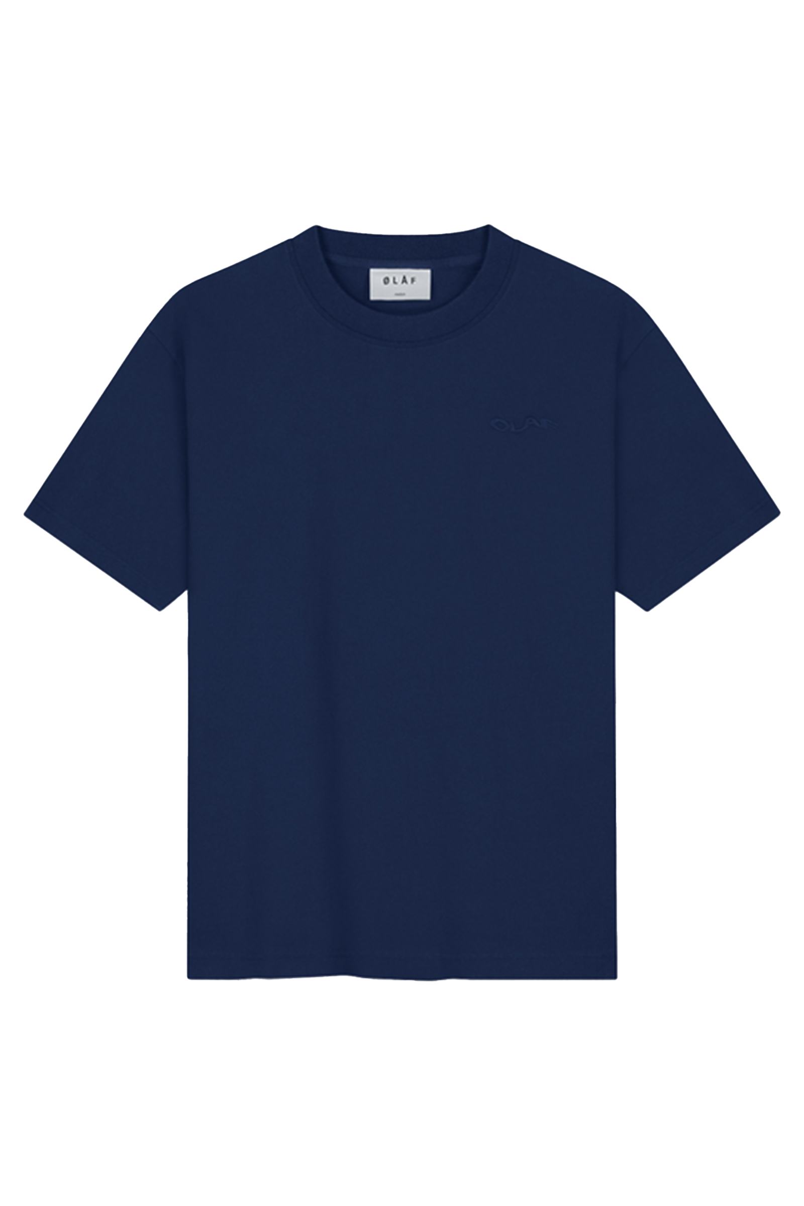 Heren t-shirt kortemouw blauw