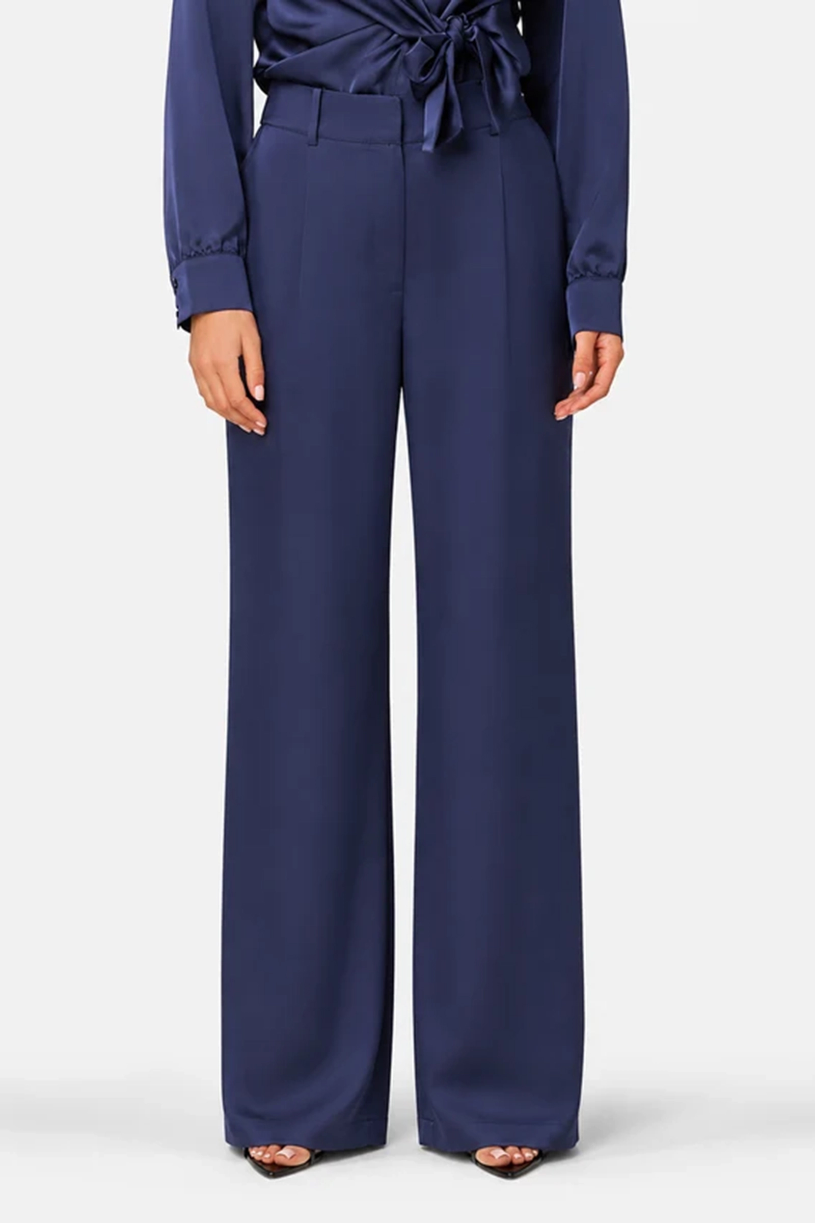Dames broek blauw