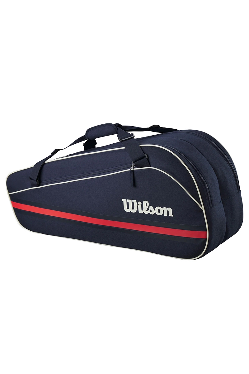 Wilson 6PK Team racket bag navy Blauw-1 2